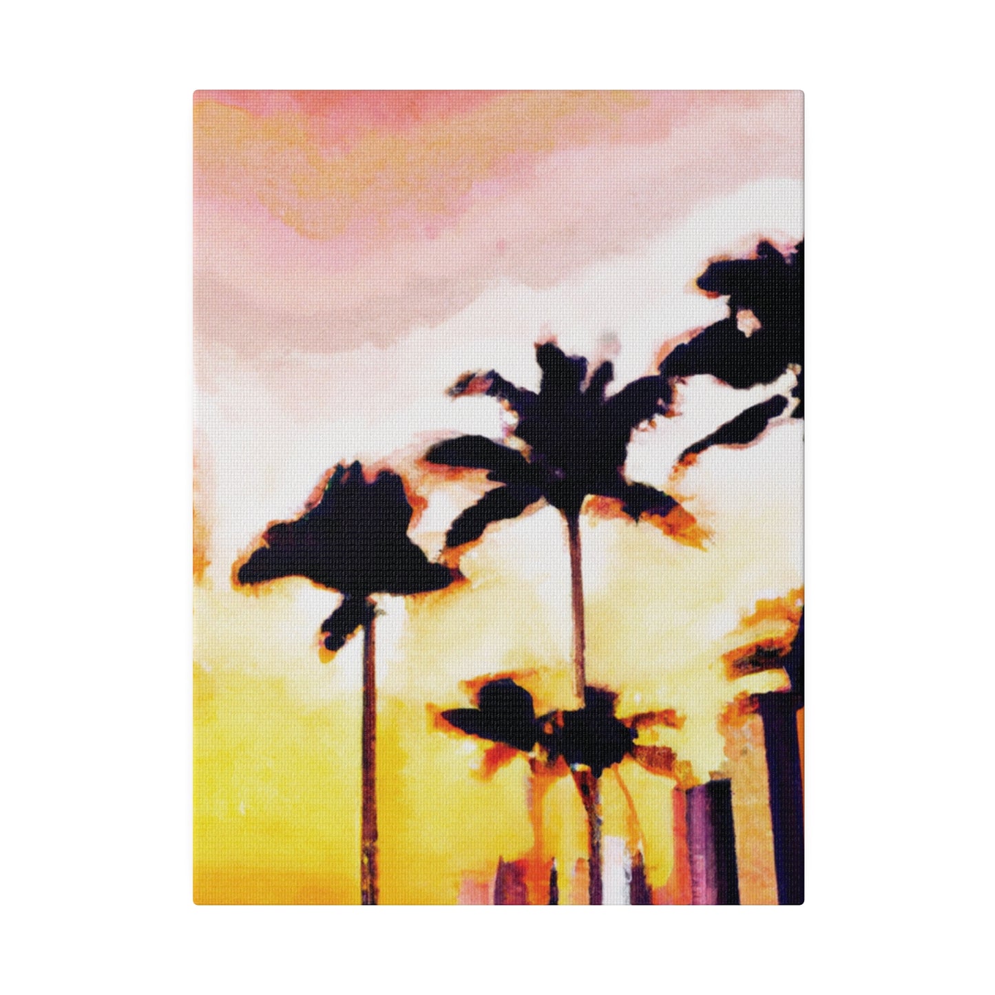 8005X - Miami Beach Sunset Painting Print | Miami | Beach | Sunset | Poster | Home Decor | Wall Art | Canvas