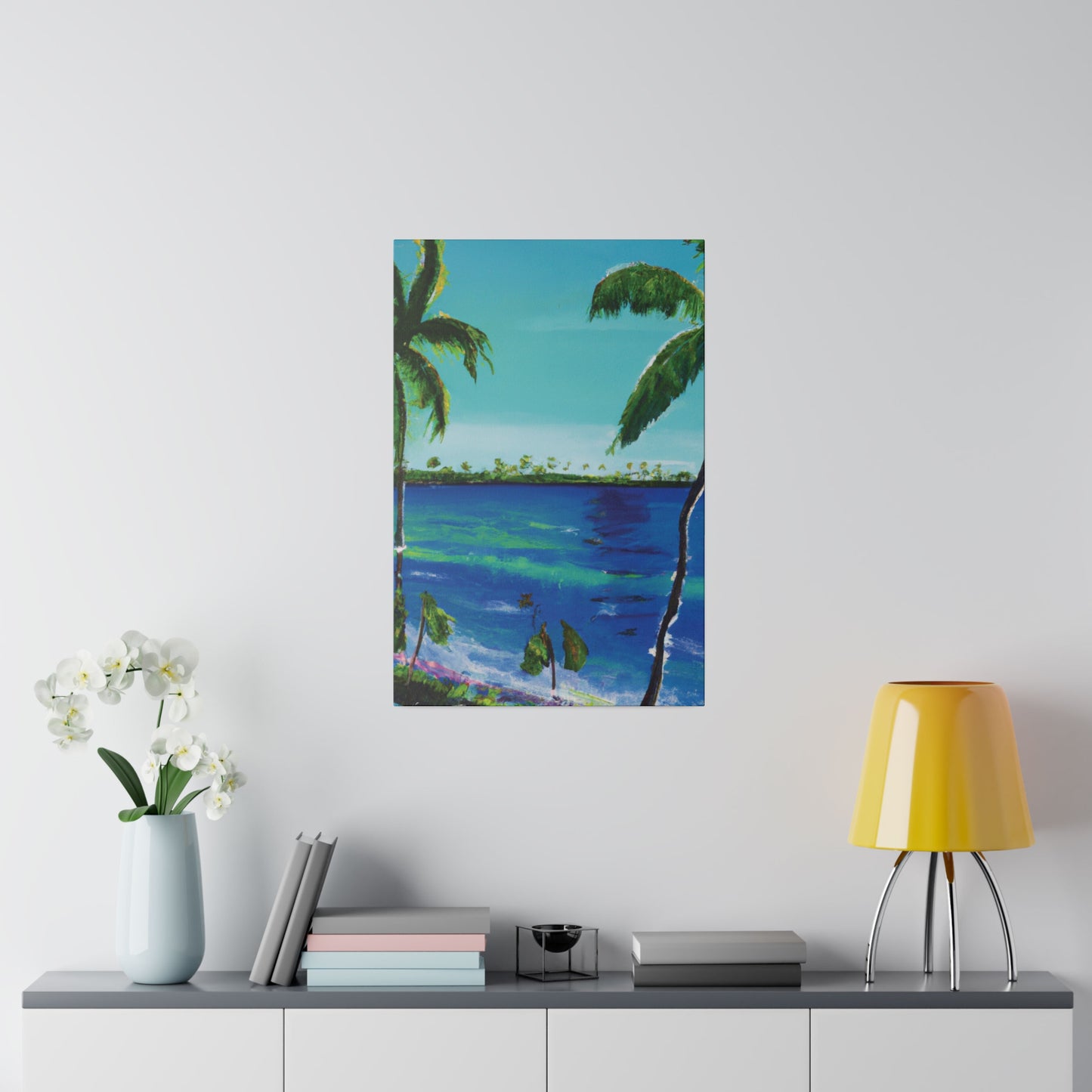 5491V - Bahamas Ocean Painting Print | Bahamas | Ocean | Beach | Poster | Home Decor | Wall Art | Canvas