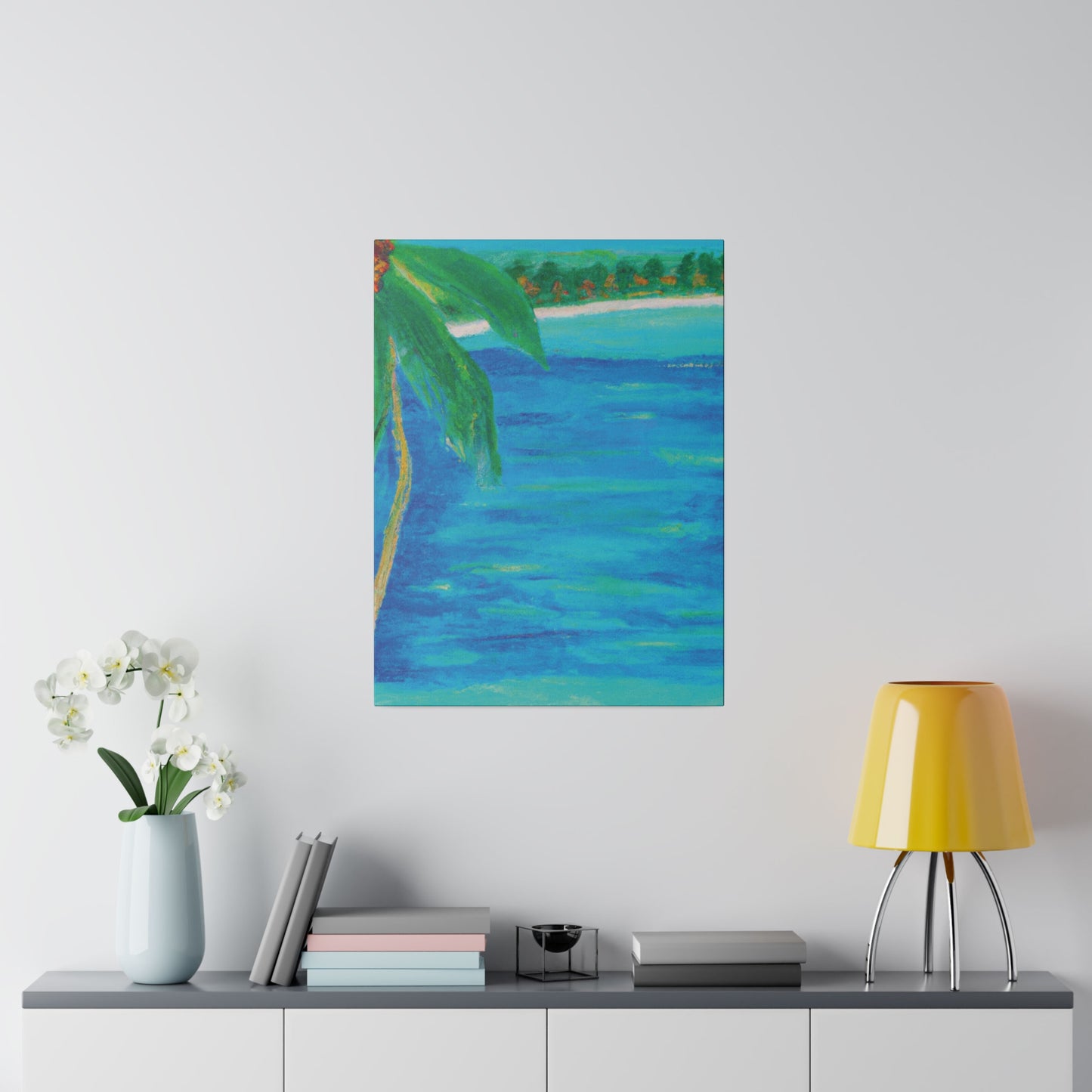 9272V - Bahamas Ocean Painting Print | Bahamas | Ocean | Beach | Poster | Home Decor | Wall Art | Canvas