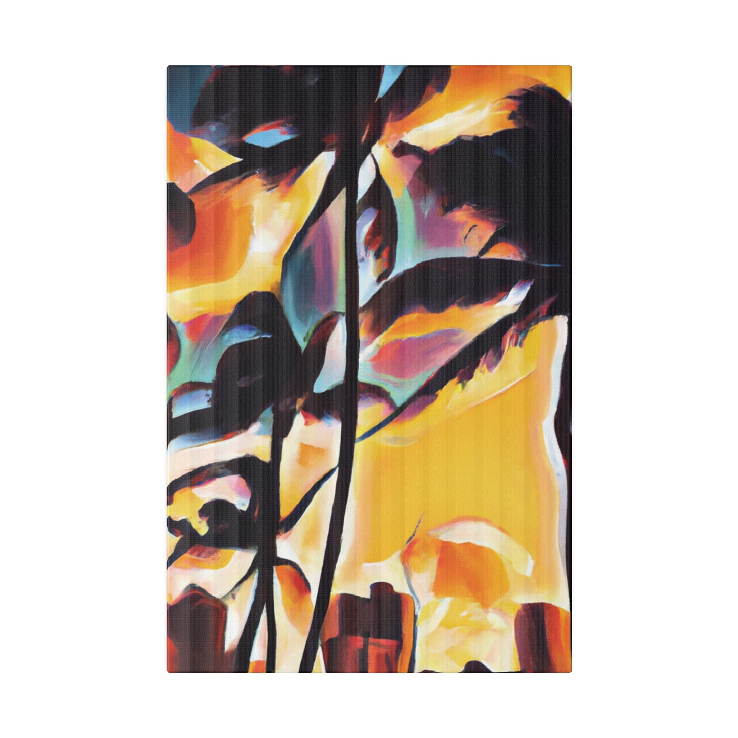 7343H - Miami Beach Sunset Painting Print | Miami | Beach | Sunset | Poster | Home Decor | Wall Art | Canvas