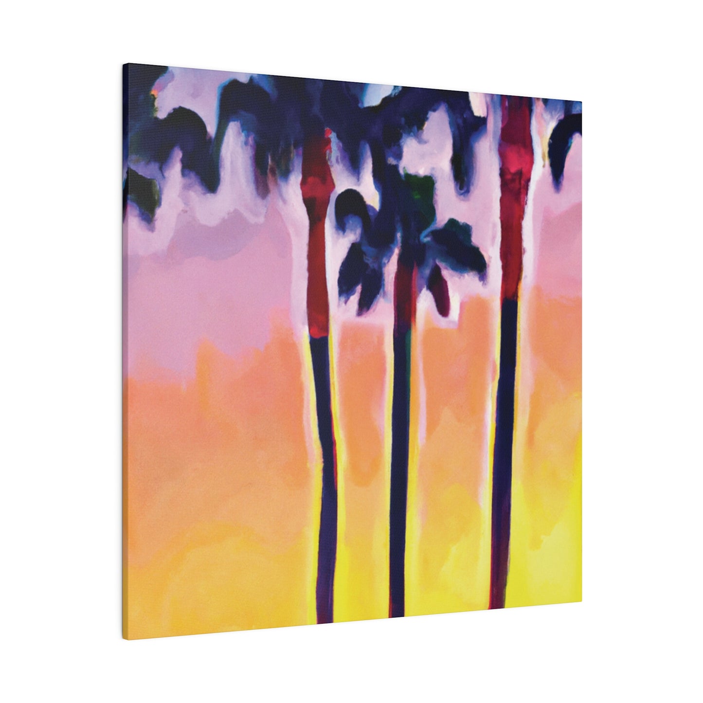 7116C - Miami Beach Sunset Painting Print | Miami | Beach | Sunset | Poster | Home Decor | Wall Art | Canvas