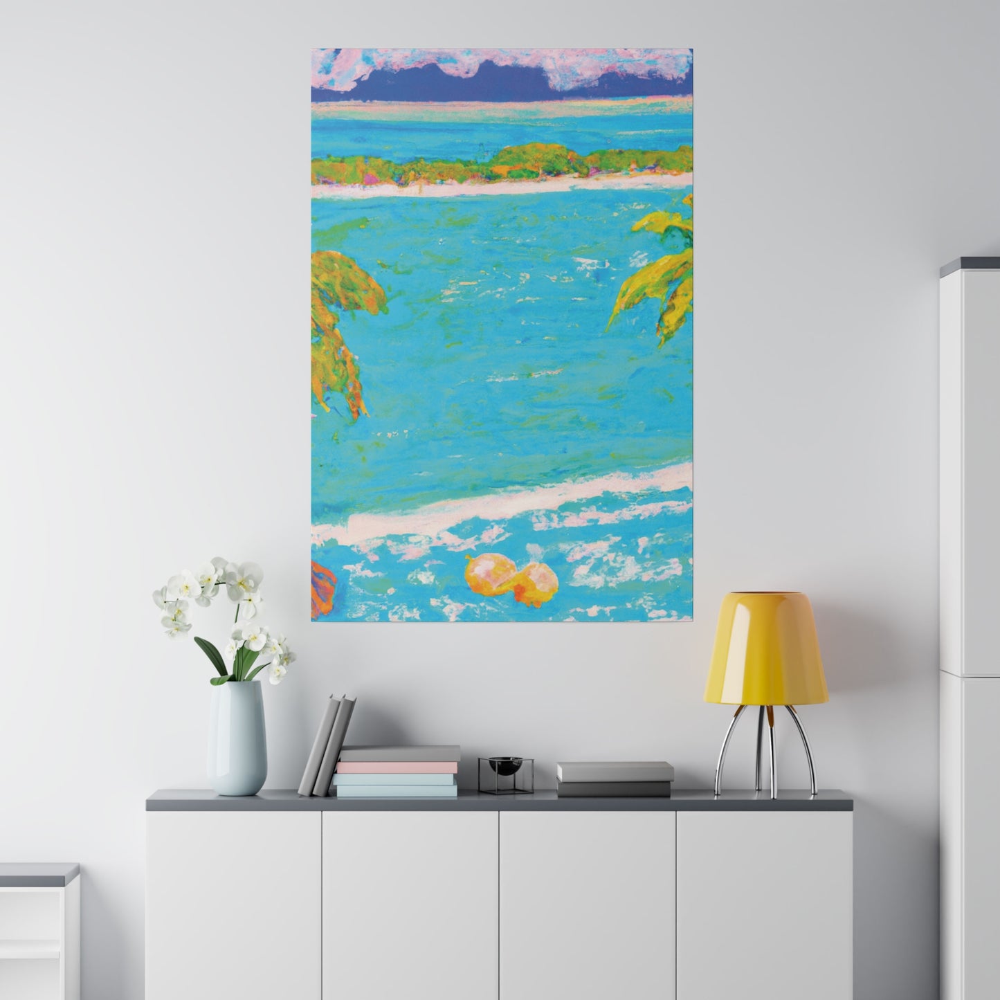 4783Z - Bahamas Ocean Painting Print | Bahamas | Ocean | Beach | Poster | Home Decor | Wall Art | Canvas