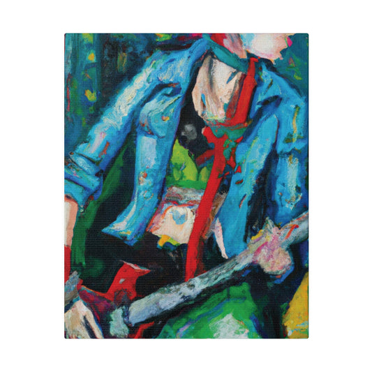 6775F - Rockstar Oil Painting Style Print | Poster | Home Decor | Wall Art | Music Art | Canvas