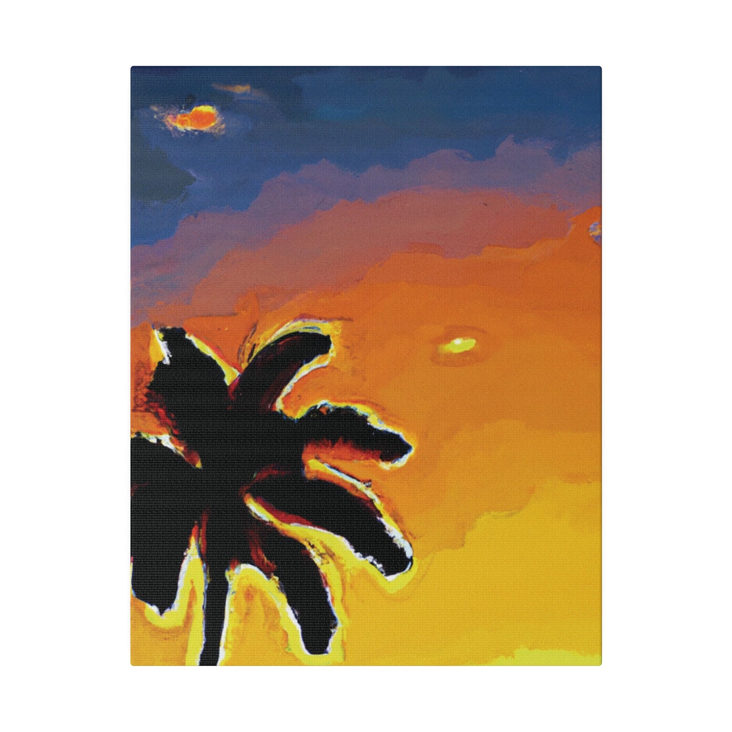 8720W - Miami Beach Sunset Painting Print | Miami | Beach | Sunset | Poster | Home Decor | Wall Art | Canvas