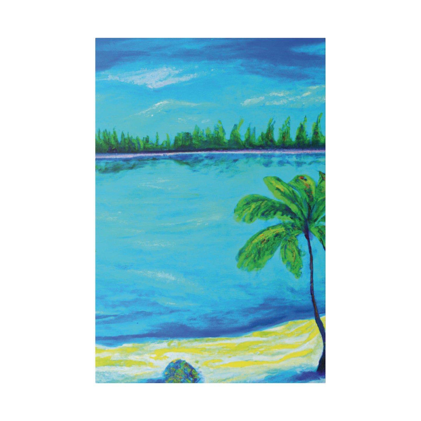 7122L - Bahamas Ocean Painting Print | Bahamas | Ocean | Beach | Poster | Home Decor | Wall Art | Canvas