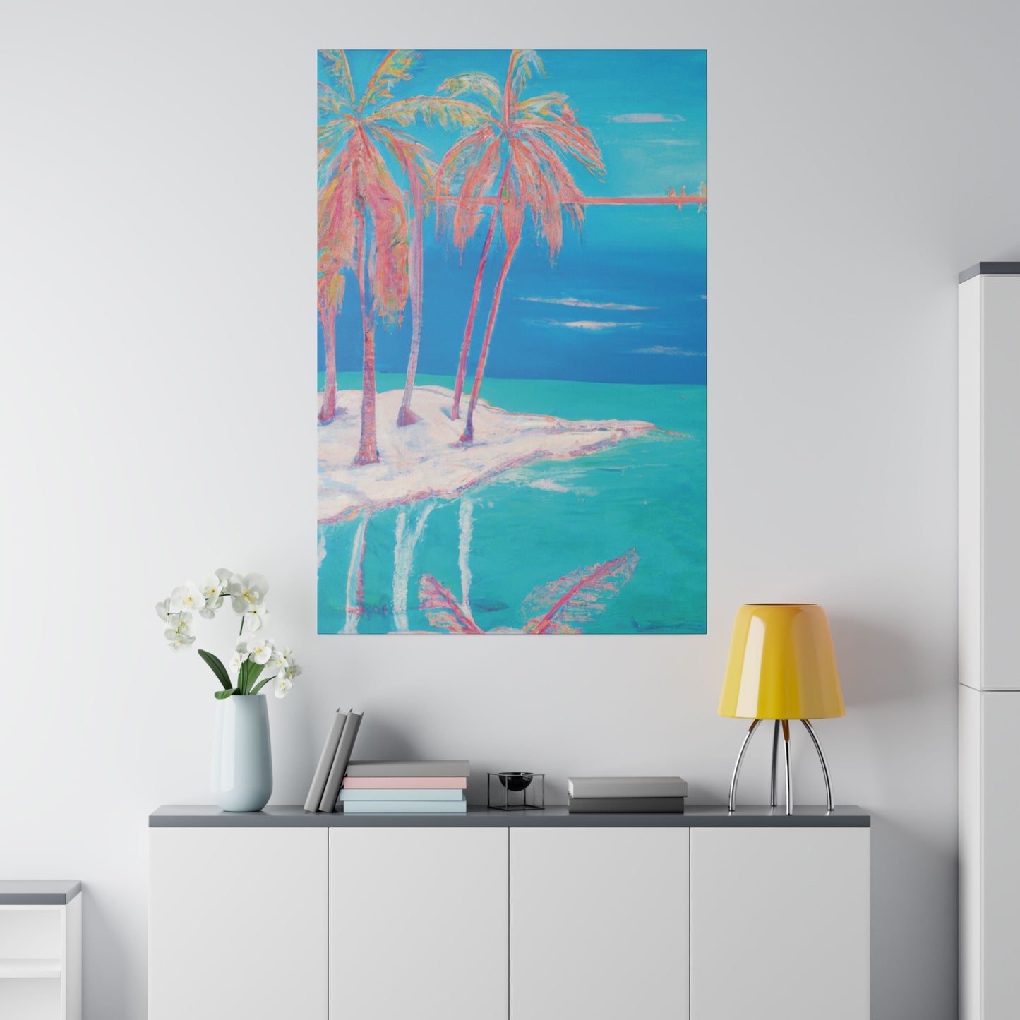 3162K - Bahamas Ocean Painting Print | Bahamas | Ocean | Beach | Poster | Home Decor | Wall Art | Canvas