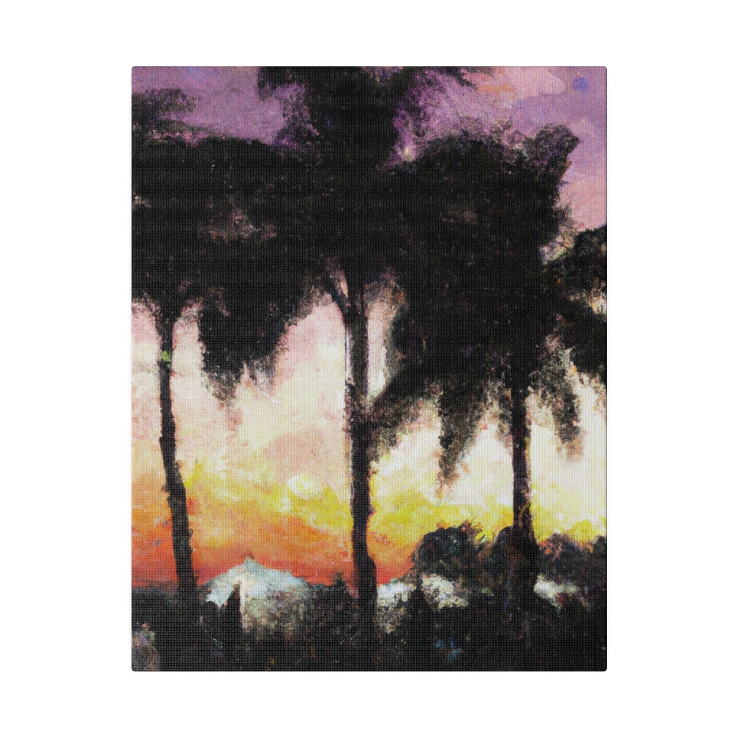 8185A - Miami Beach Sunset Painting Print | Miami | Beach | Sunset | Poster | Home Decor | Wall Art | Canvas