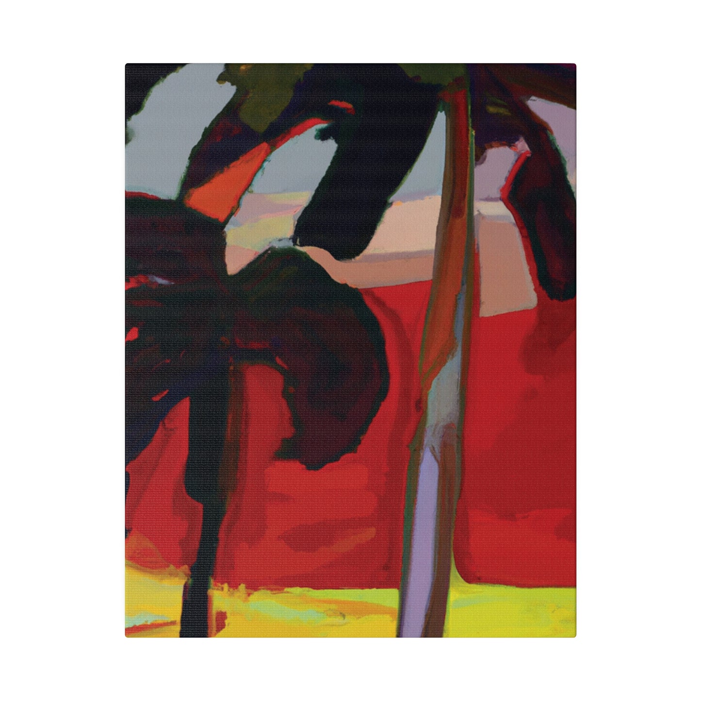 7849V - Miami Beach Sunset Painting Print | Miami | Beach | Sunset | Poster | Home Decor | Wall Art | Canvas