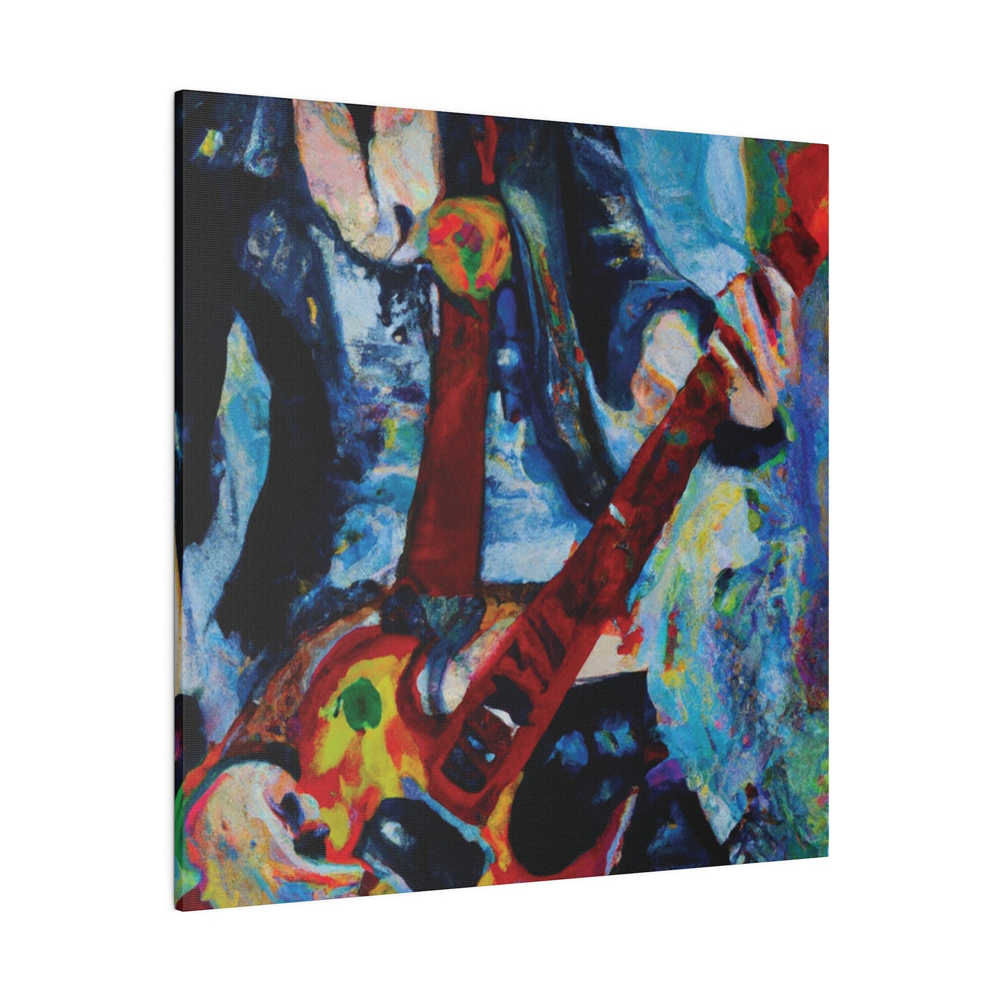 7105A - Rockstar Oil Painting Style Print | Poster | Home Decor | Wall Art | Music Art | Canvas