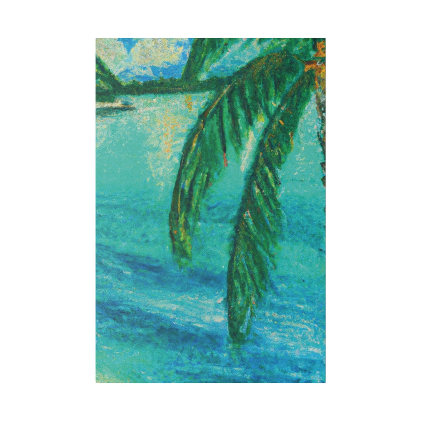 7714W - Bahamas Ocean Painting Print | Bahamas | Ocean | Beach | Poster | Home Decor | Wall Art | Canvas