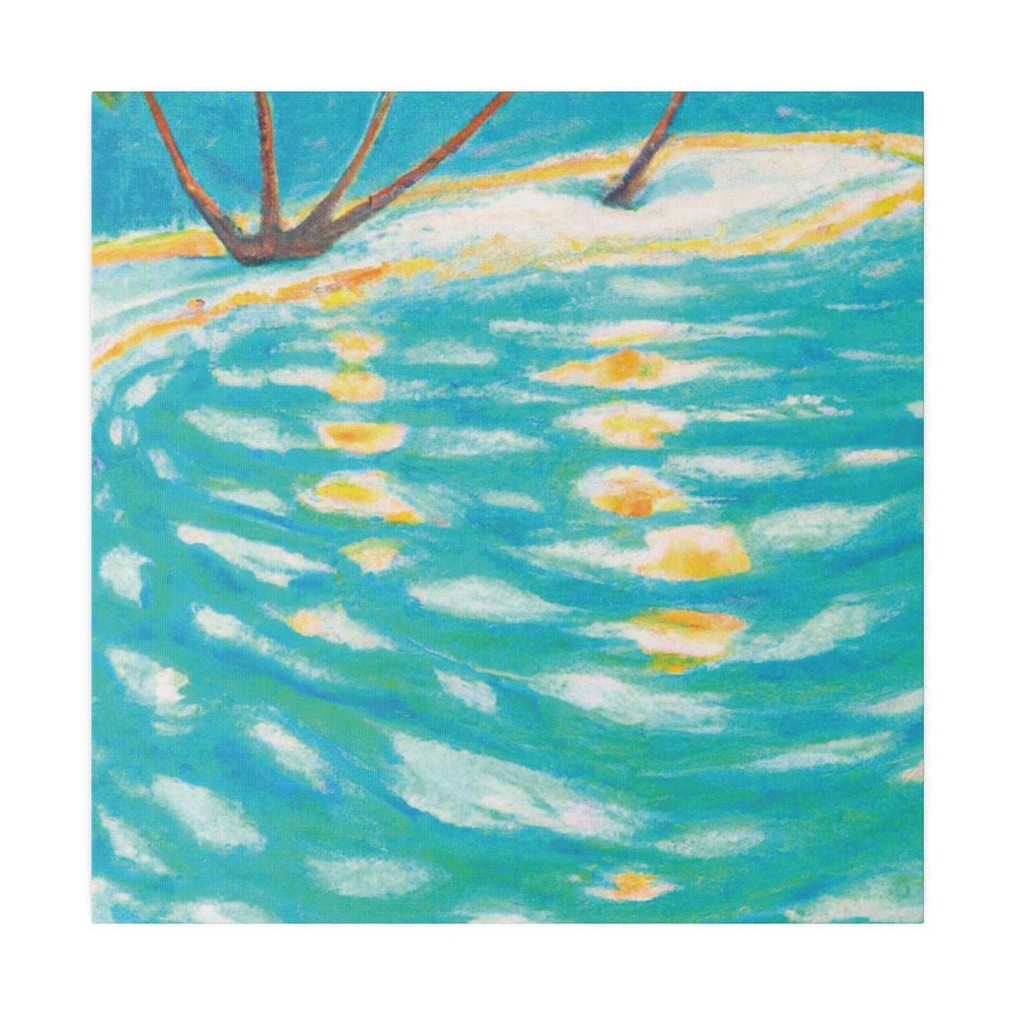 9029O - Bahamas Ocean Painting Print | Bahamas | Ocean | Beach | Poster | Home Decor | Wall Art | Canvas