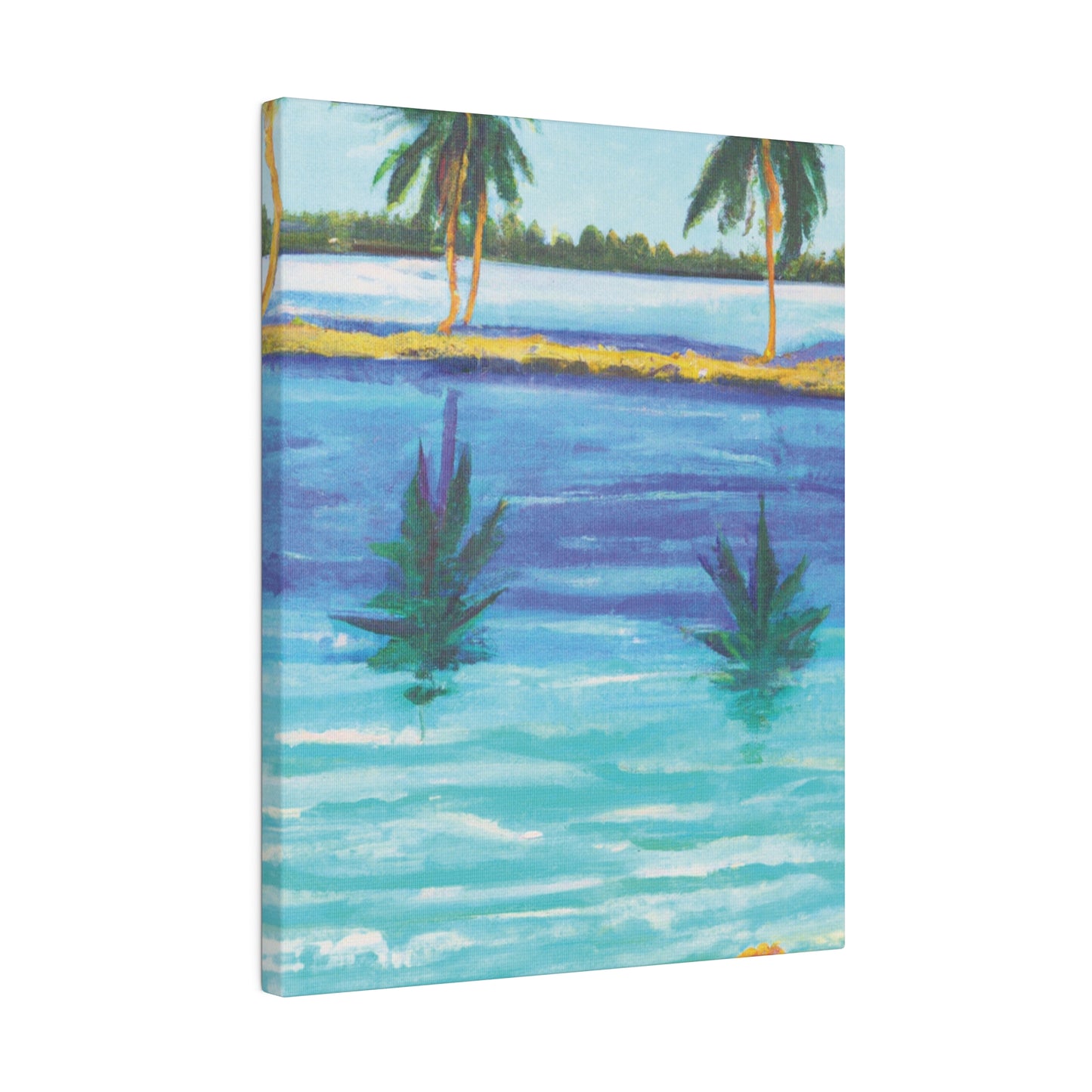 9768P - Bahamas Ocean Painting Print | Bahamas | Ocean | Beach | Poster | Home Decor | Wall Art | Canvas