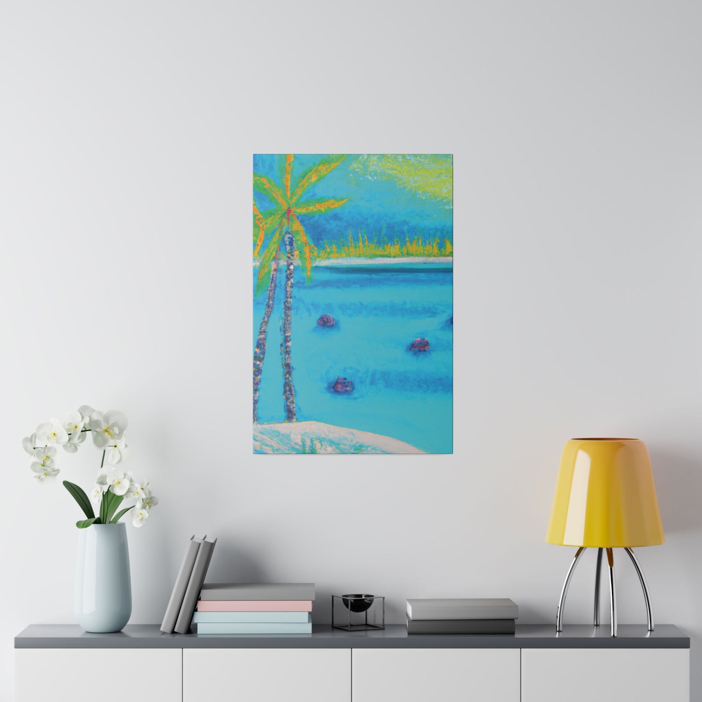 2937T - Bahamas Ocean Painting Print | Bahamas | Ocean | Beach | Poster | Home Decor | Wall Art | Canvas