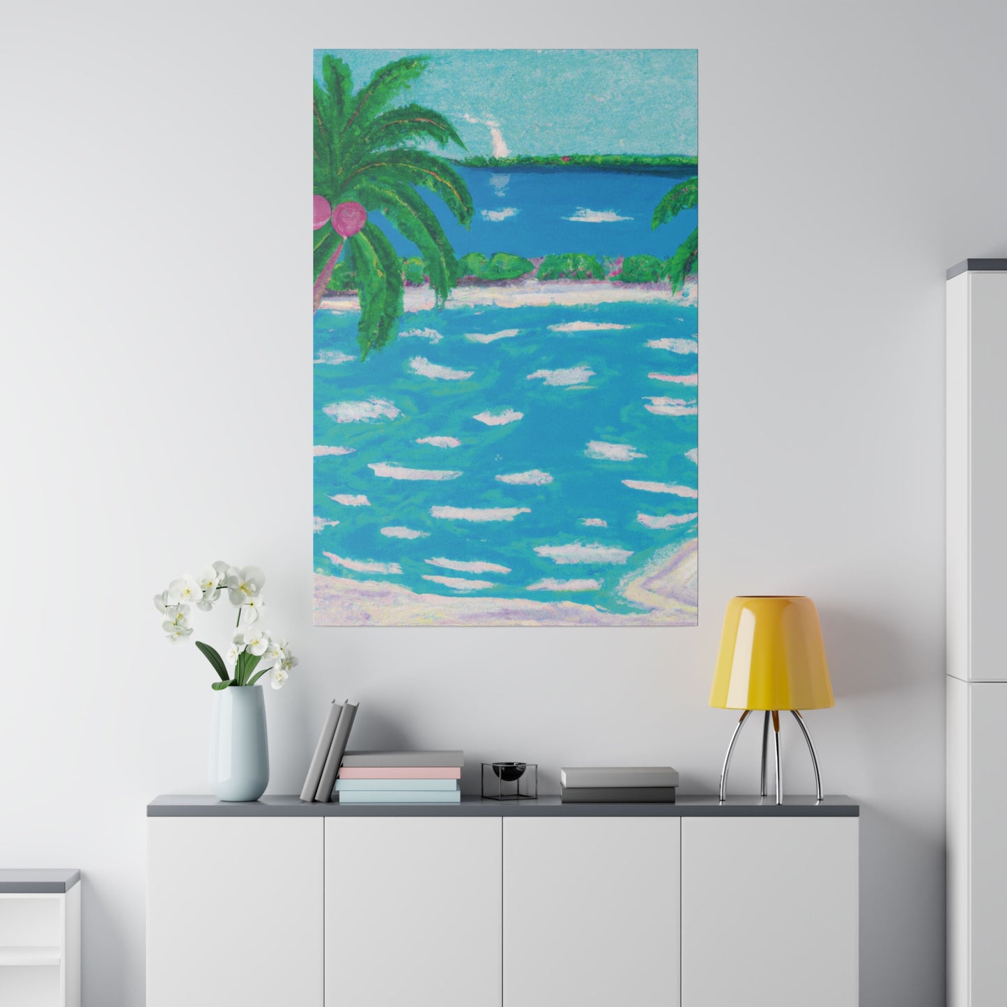 7341Z - Bahamas Ocean Painting Print | Bahamas | Ocean | Beach | Poster | Home Decor | Wall Art | Canvas