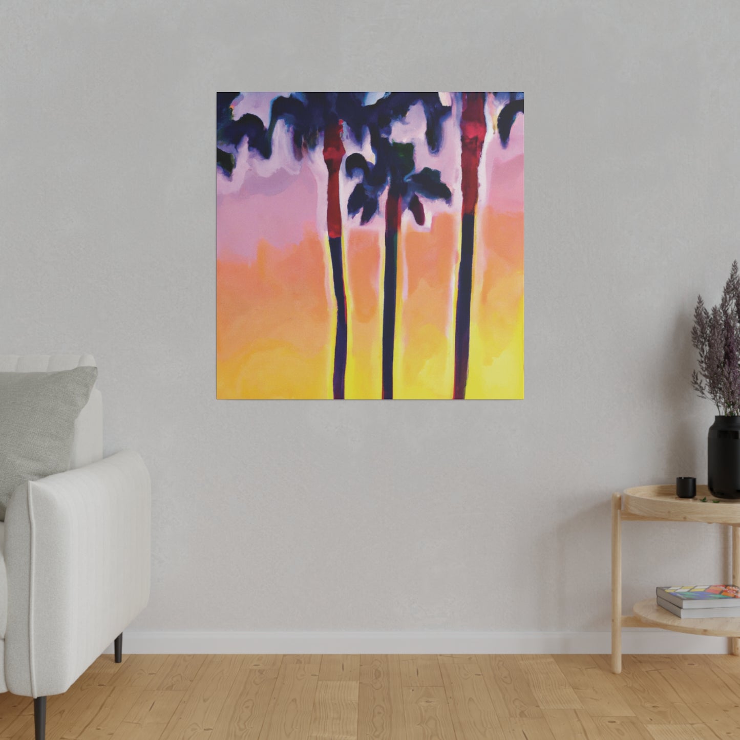 7116C - Miami Beach Sunset Painting Print | Miami | Beach | Sunset | Poster | Home Decor | Wall Art | Canvas