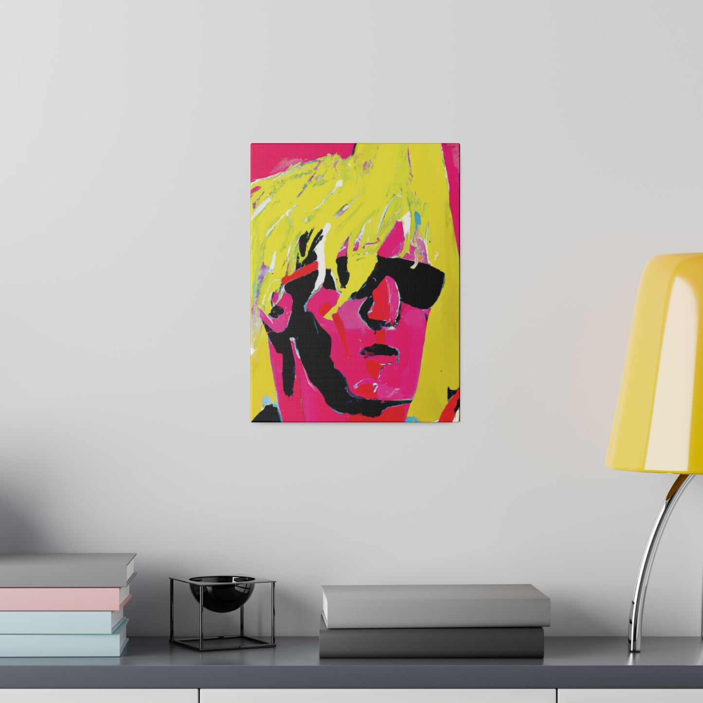 5130P - Rockstar Painting Print | Face | Abstract | Poster | Home Decor | Wall Art | Music Art | Canvas