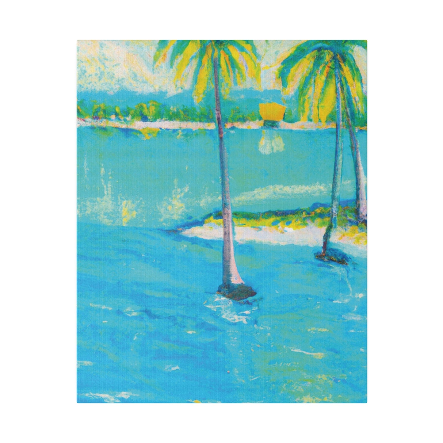 9652X - Bahamas Ocean Painting Print | Bahamas | Ocean | Beach | Poster | Home Decor | Wall Art | Canvas