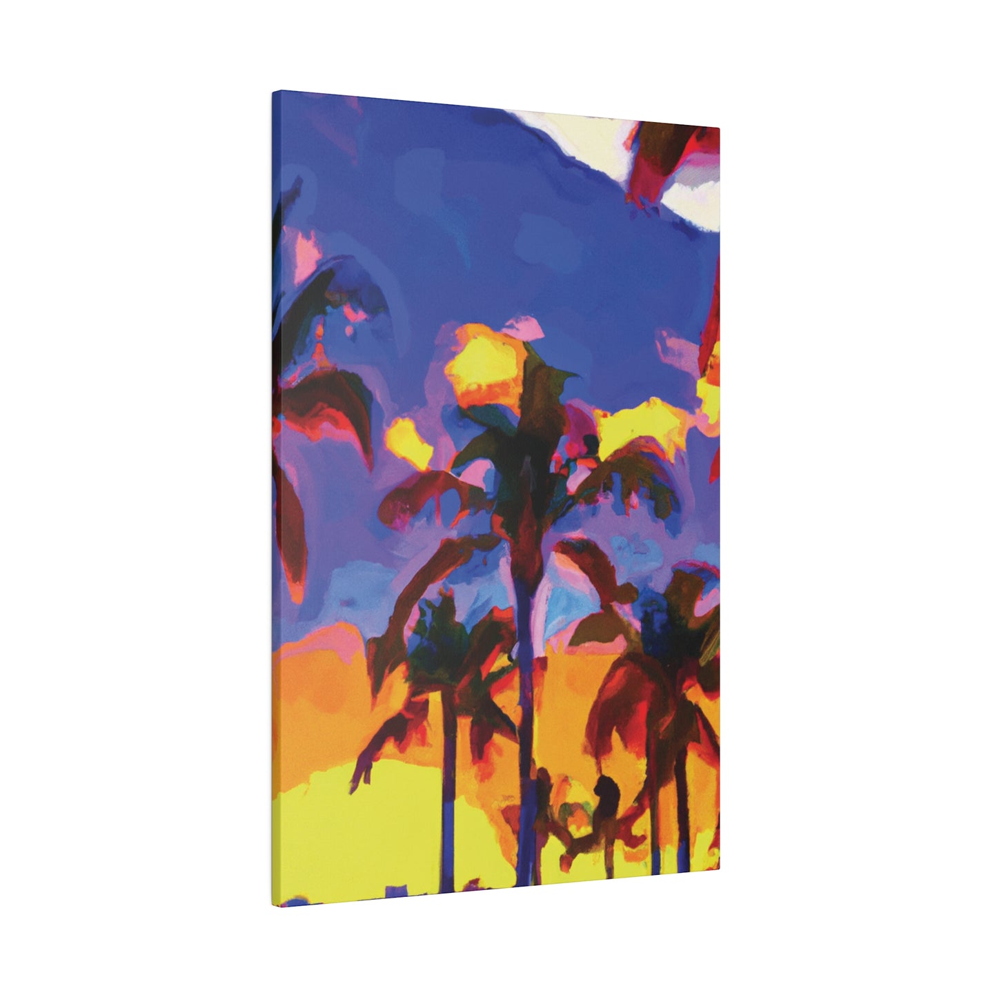 3162U - Miami Beach Sunset Painting Print | Miami | Beach | Sunset | Poster | Home Decor | Wall Art | Canvas