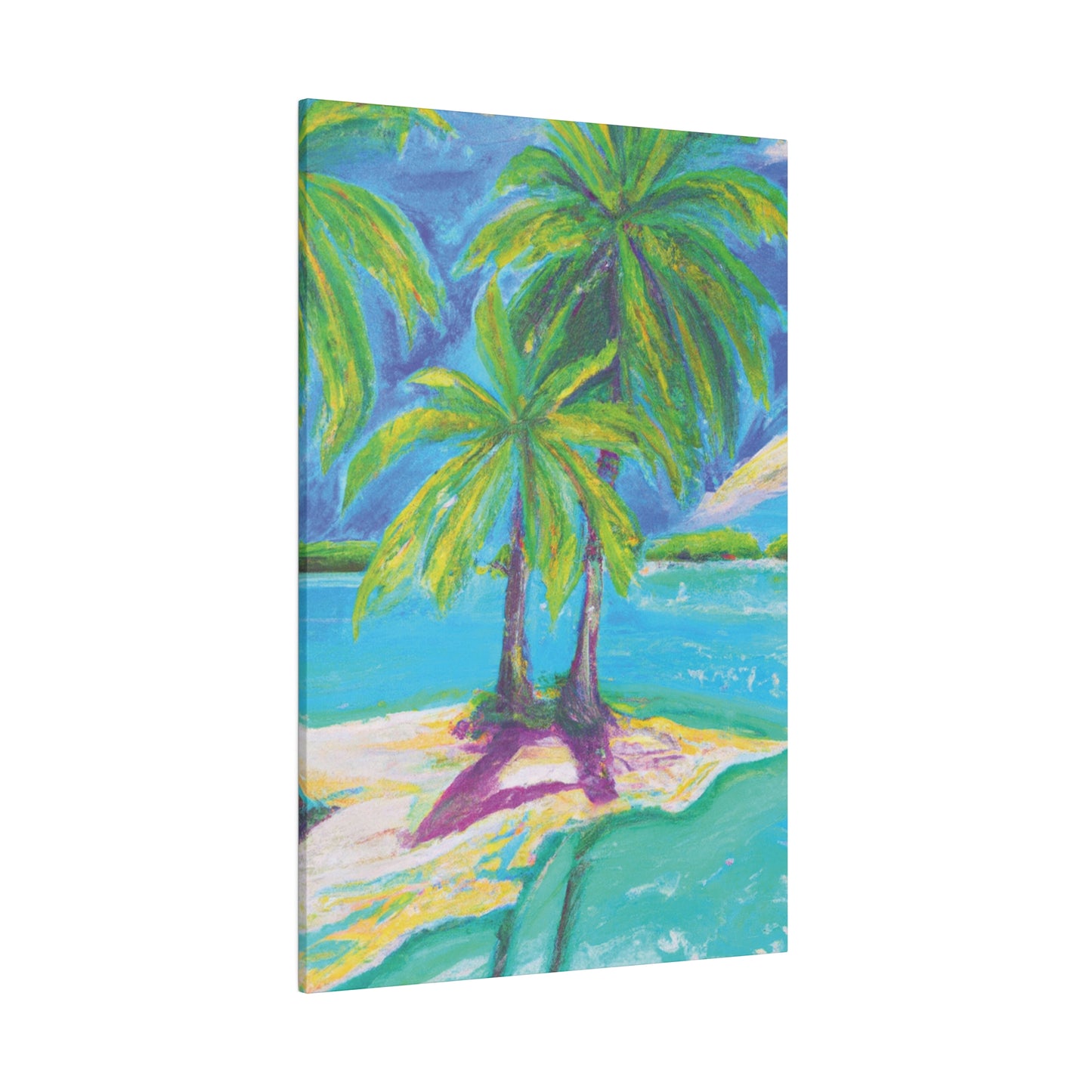 6632P - Bahamas Ocean Painting Print | Bahamas | Ocean | Beach | Poster | Home Decor | Wall Art | Canvas