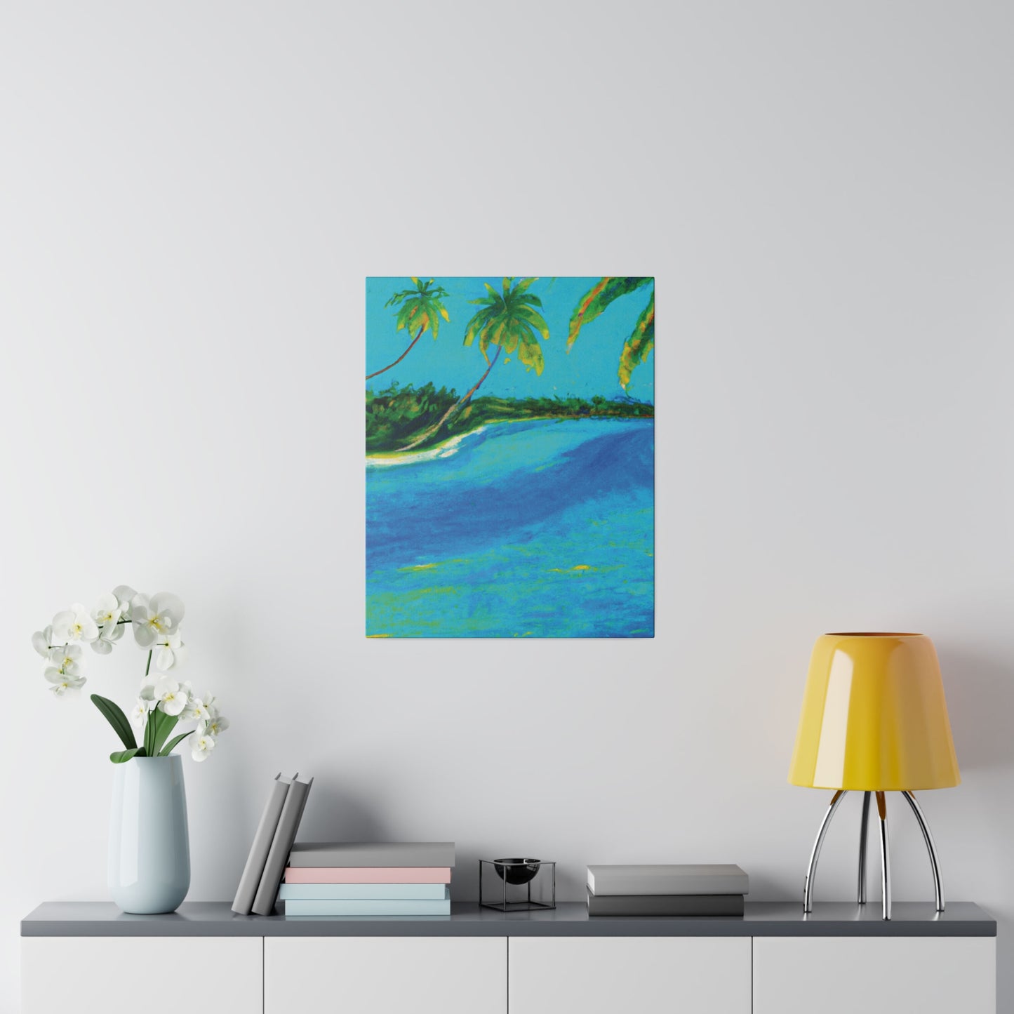 5491K - Bahamas Ocean Painting Print | Bahamas | Ocean | Beach | Poster | Home Decor | Wall Art | Canvas