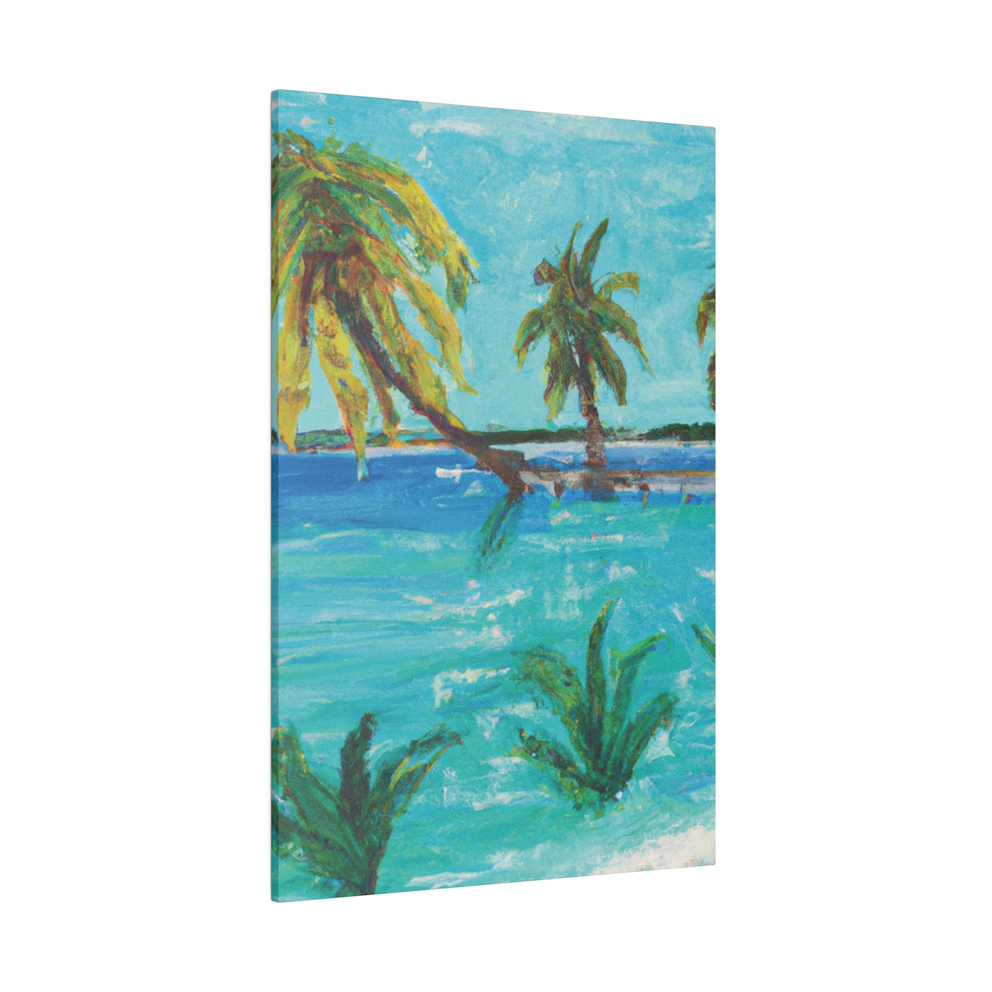 3256T - Bahamas Ocean Painting Print | Bahamas | Ocean | Beach | Poster | Home Decor | Wall Art | Canvas