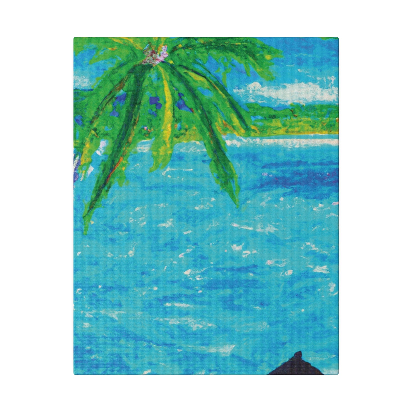 7355H - Bahamas Ocean Painting Print | Bahamas | Ocean | Beach | Poster | Home Decor | Wall Art | Canvas