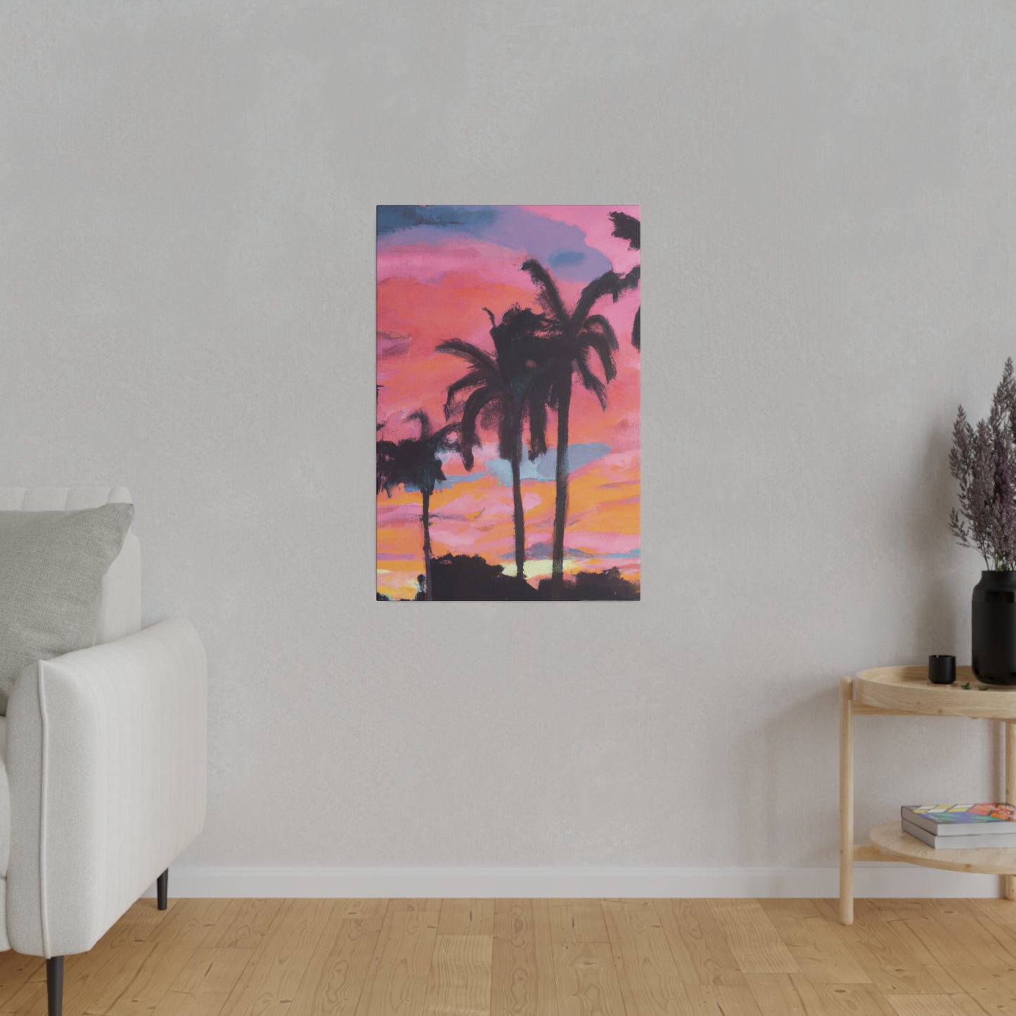 6349G - Miami Beach Sunset Painting Print | Miami | Beach | Sunset | Poster | Home Decor | Wall Art | Canvas