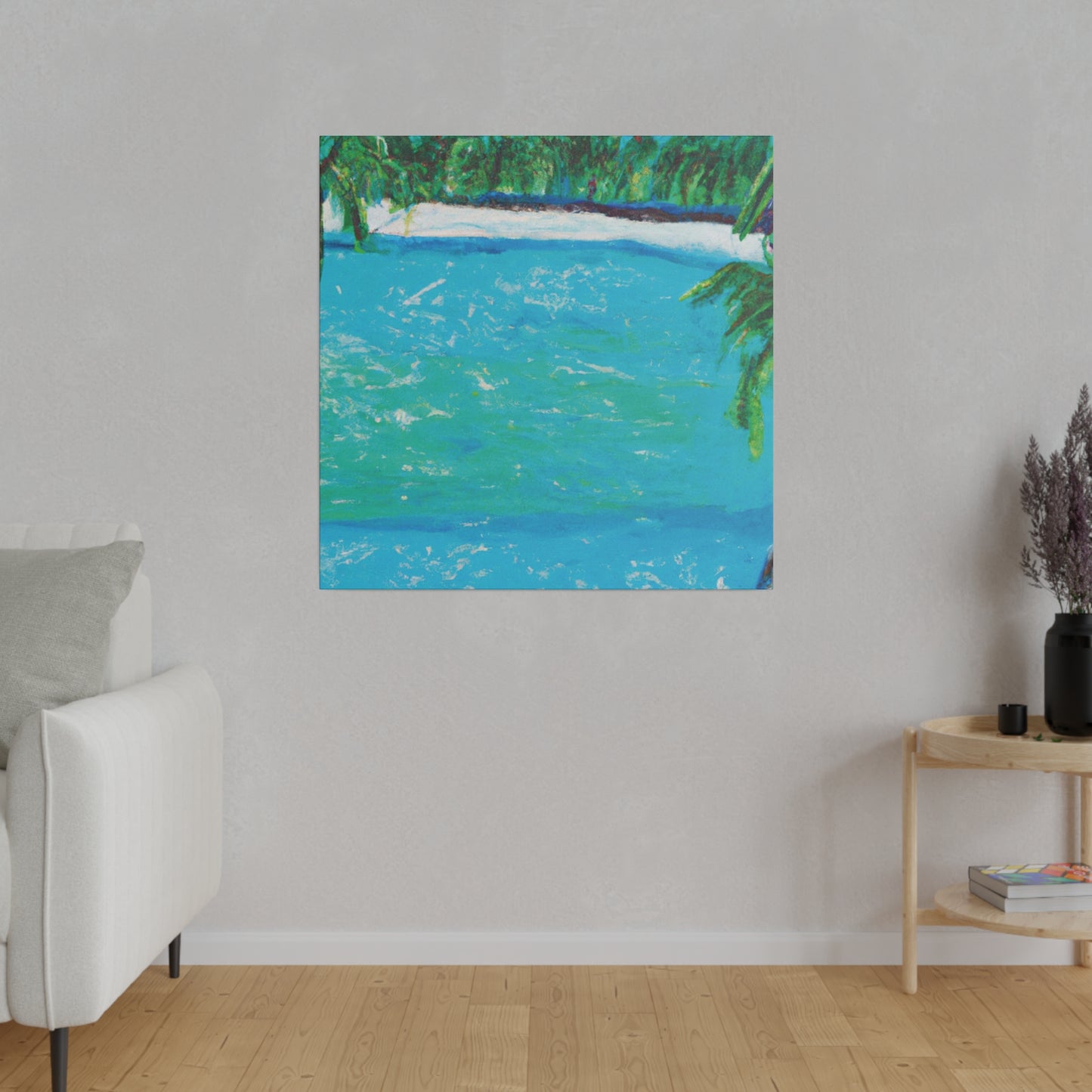 3234T - Bahamas Ocean Painting Print | Bahamas | Ocean | Beach | Poster | Home Decor | Wall Art | Canvas