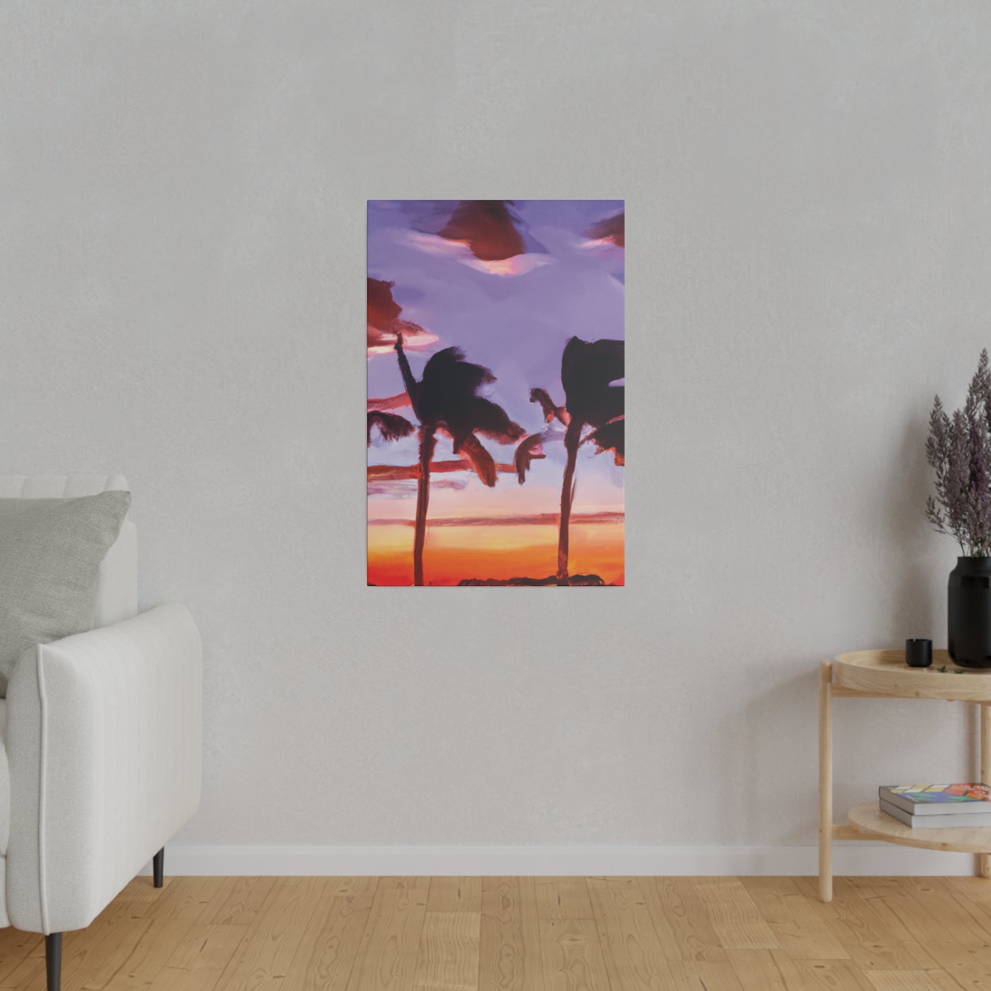 7491X - Miami Beach Sunset Painting Print | Miami | Beach | Sunset | Poster | Home Decor | Wall Art | Canvas