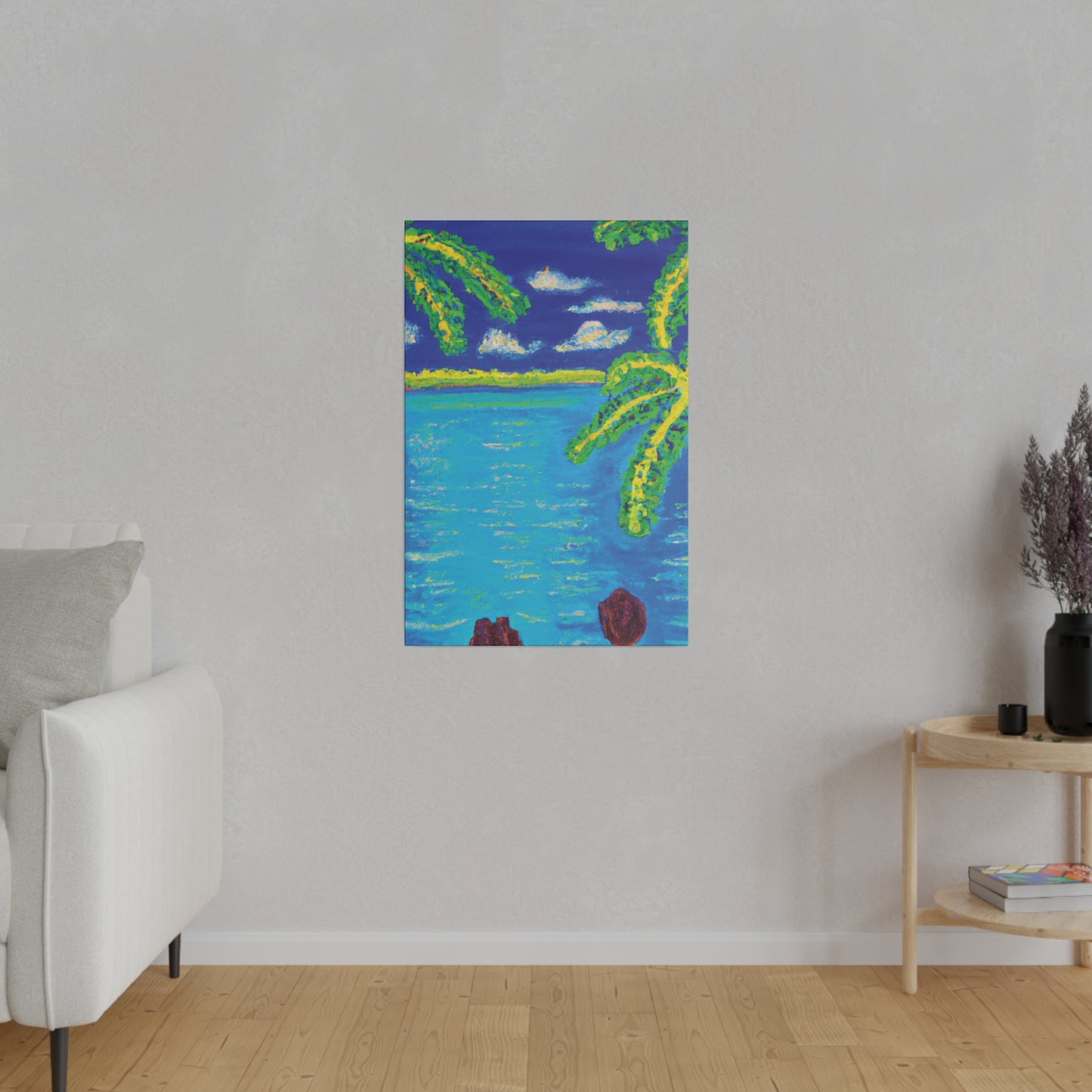 9774Z - Bahamas Ocean Painting Print | Bahamas | Ocean | Beach | Poster | Home Decor | Wall Art | Canvas