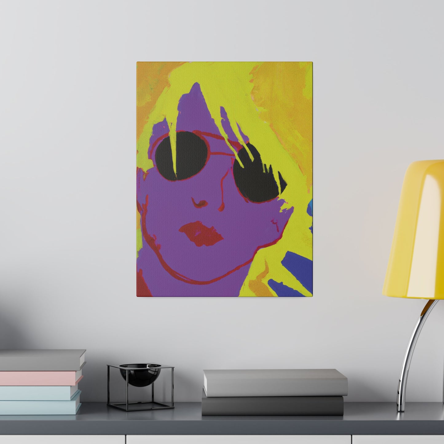 3022A - Rockstar Painting Print | Face | Abstract | Poster | Home Decor | Wall Art | Music Art | Canvas