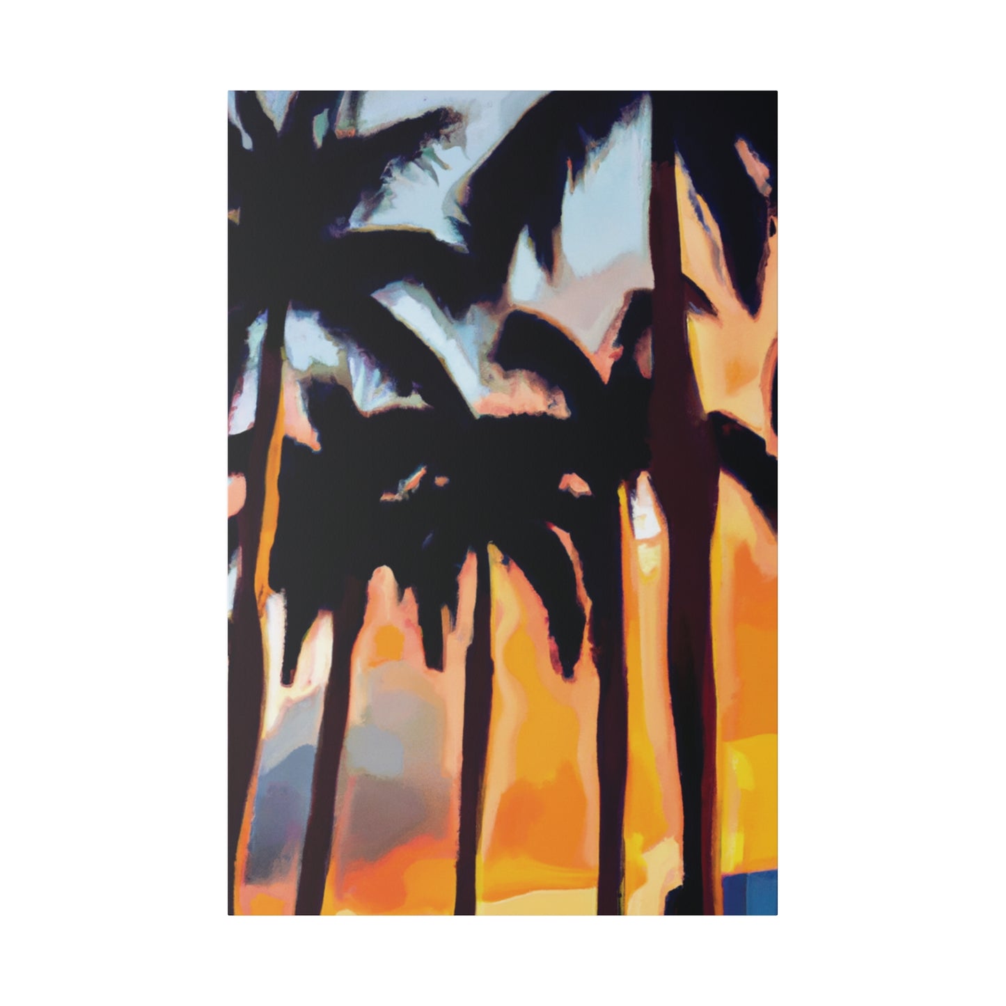 5642H - Miami Beach Sunset Painting Print | Miami | Beach | Sunset | Poster | Home Decor | Wall Art | Canvas