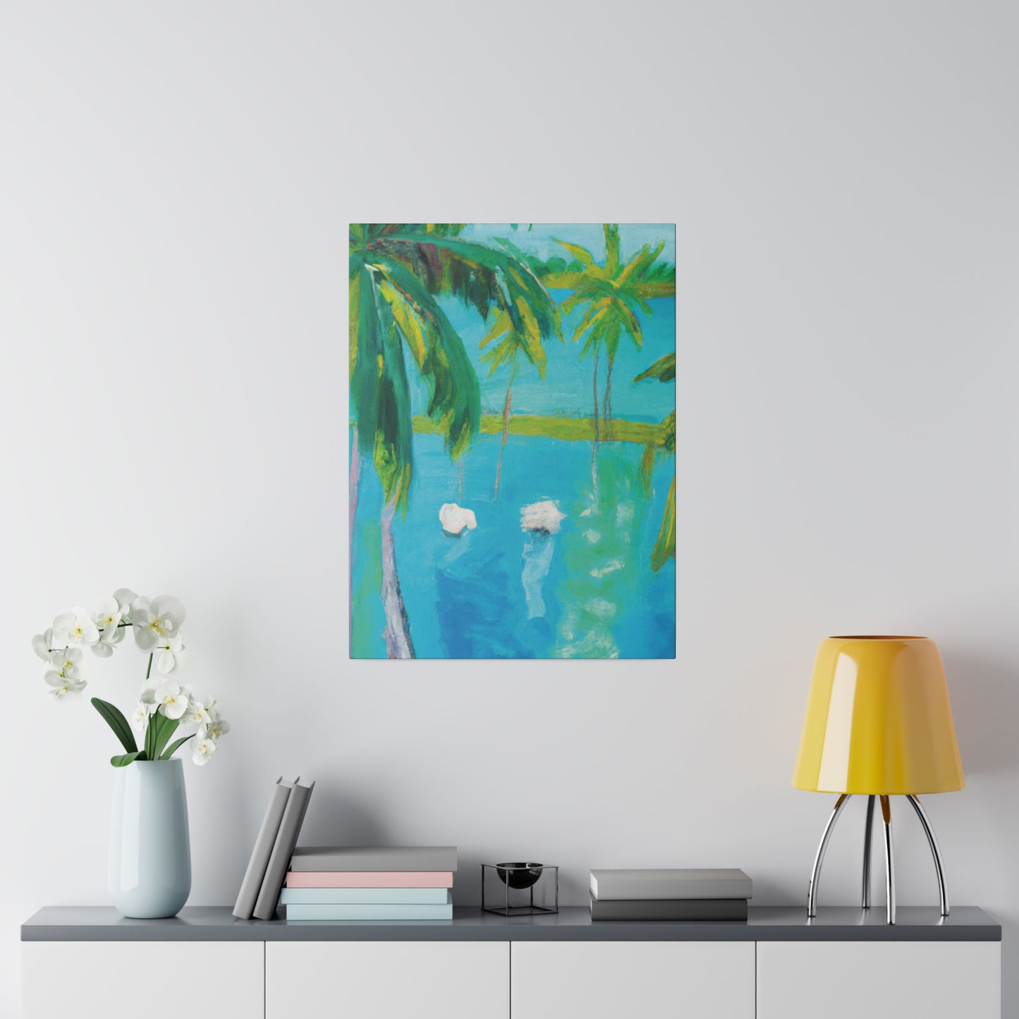 5643X - Bahamas Ocean Painting Print | Bahamas | Ocean | Beach | Poster | Home Decor | Wall Art | Canvas