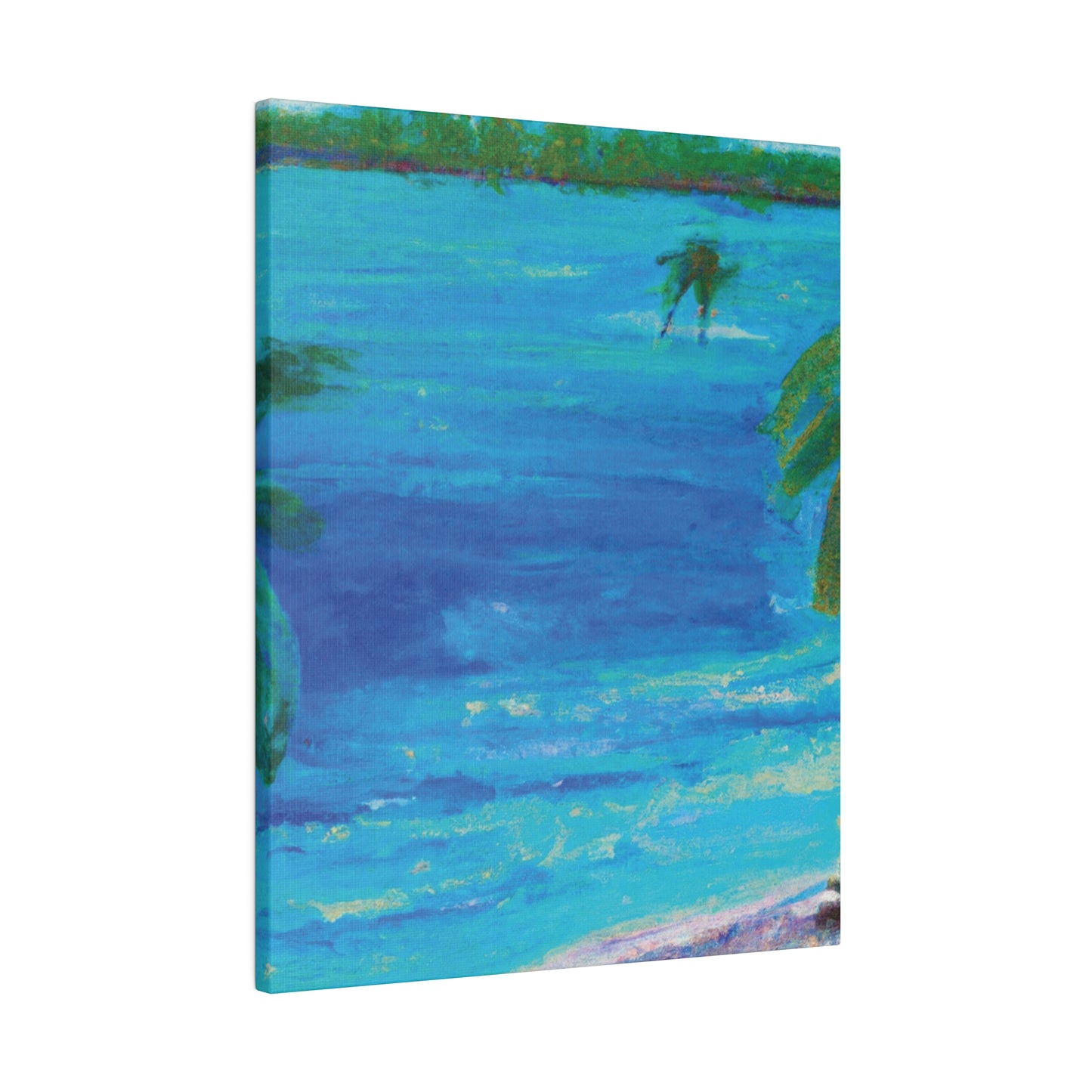 5105Q - Bahamas Ocean Painting Print | Bahamas | Ocean | Beach | Poster | Home Decor | Wall Art | Canvas