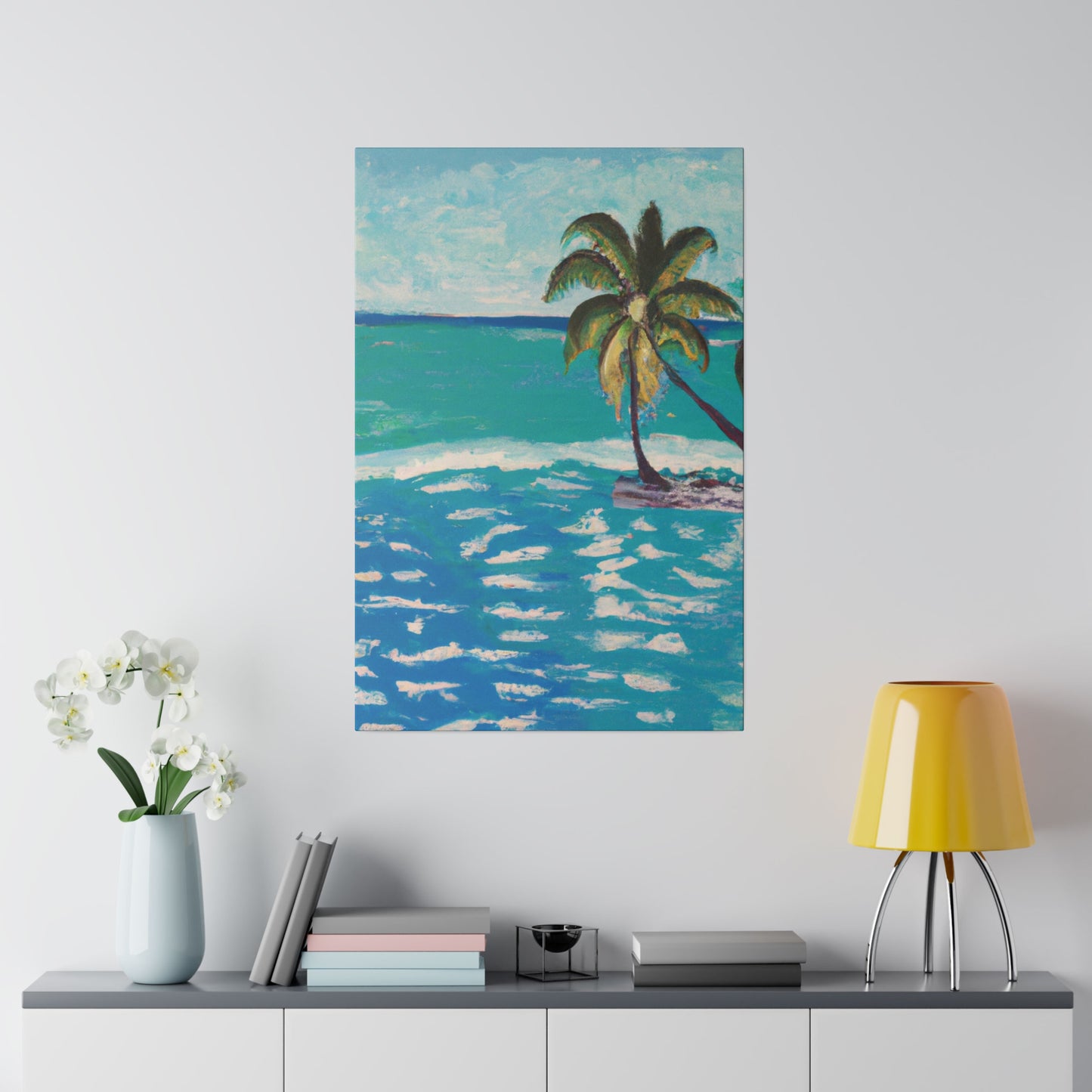 4081V - Bahamas Ocean Painting Print | Bahamas | Ocean | Beach | Poster | Home Decor | Wall Art | Canvas