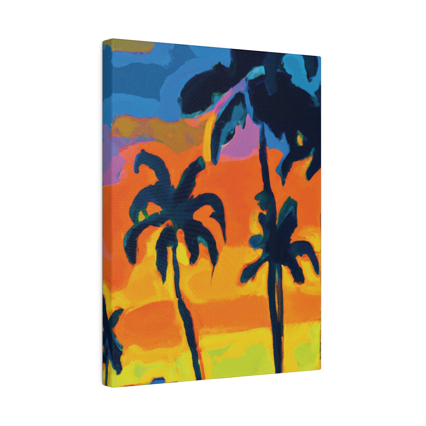 5462R - Miami Beach Sunset Painting Print | Miami | Beach | Sunset | Poster | Home Decor | Wall Art | Canvas