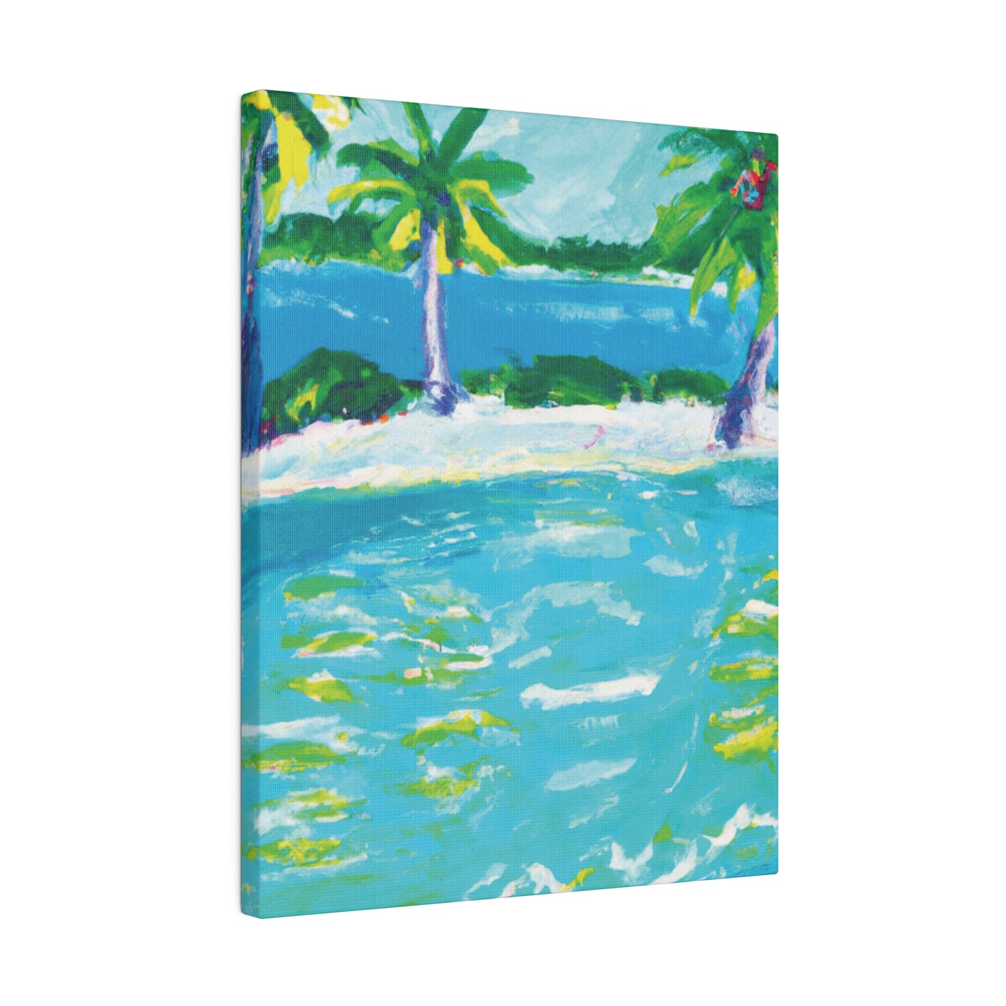 9256K - Bahamas Ocean Painting Print | Bahamas | Ocean | Beach | Poster | Home Decor | Wall Art | Canvas