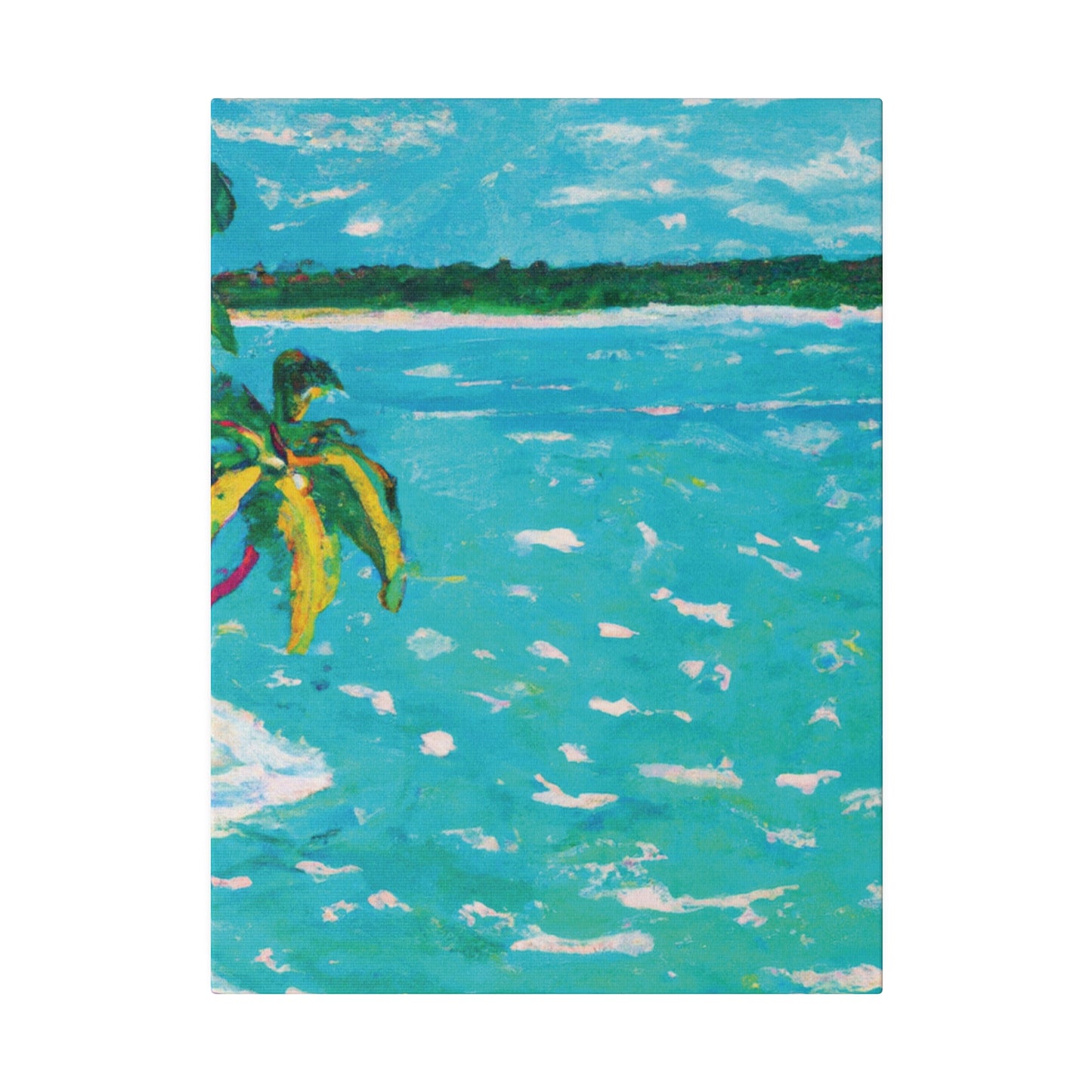 8278H - Bahamas Ocean Painting Print | Bahamas | Ocean | Beach | Poster | Home Decor | Wall Art | Canvas