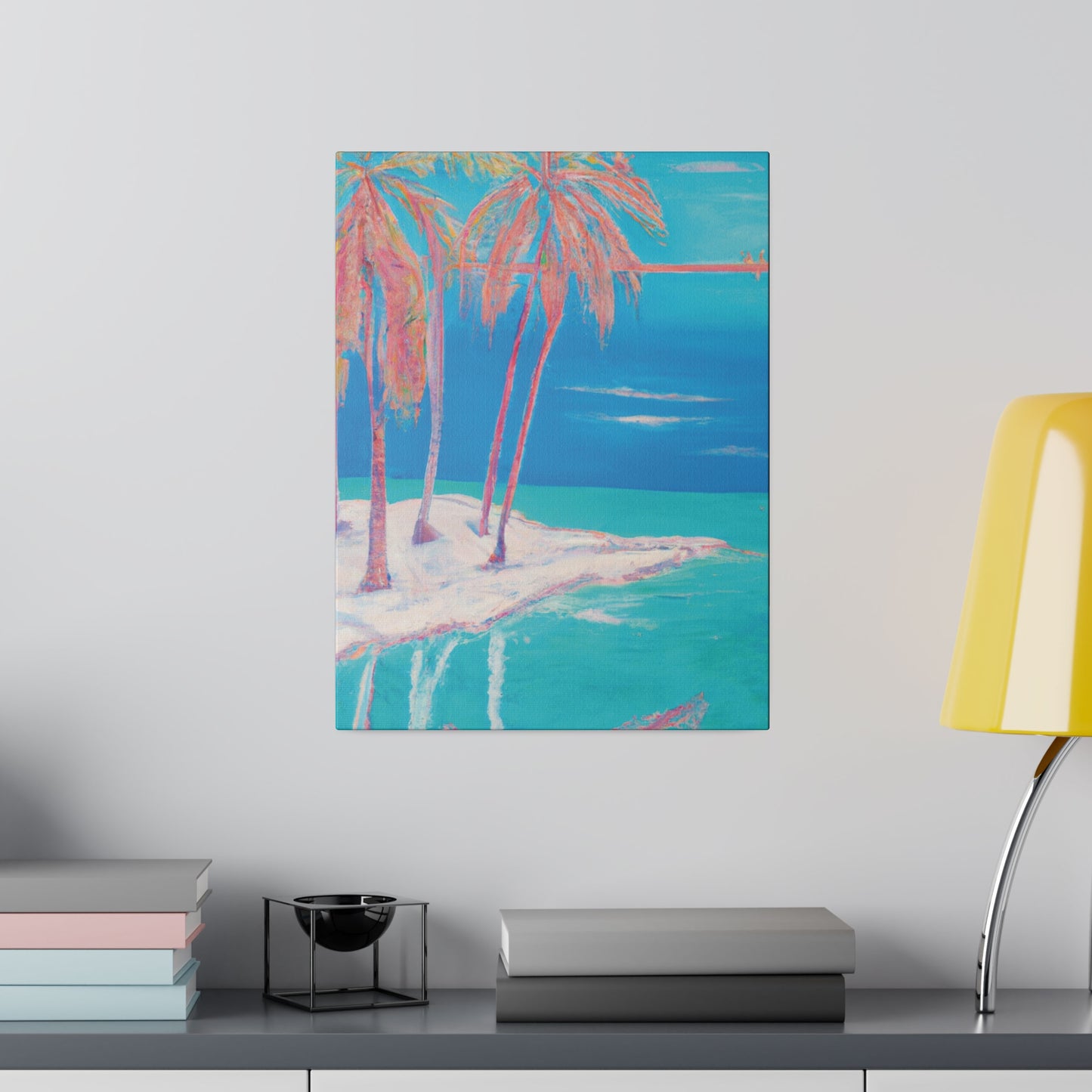 3162K - Bahamas Ocean Painting Print | Bahamas | Ocean | Beach | Poster | Home Decor | Wall Art | Canvas