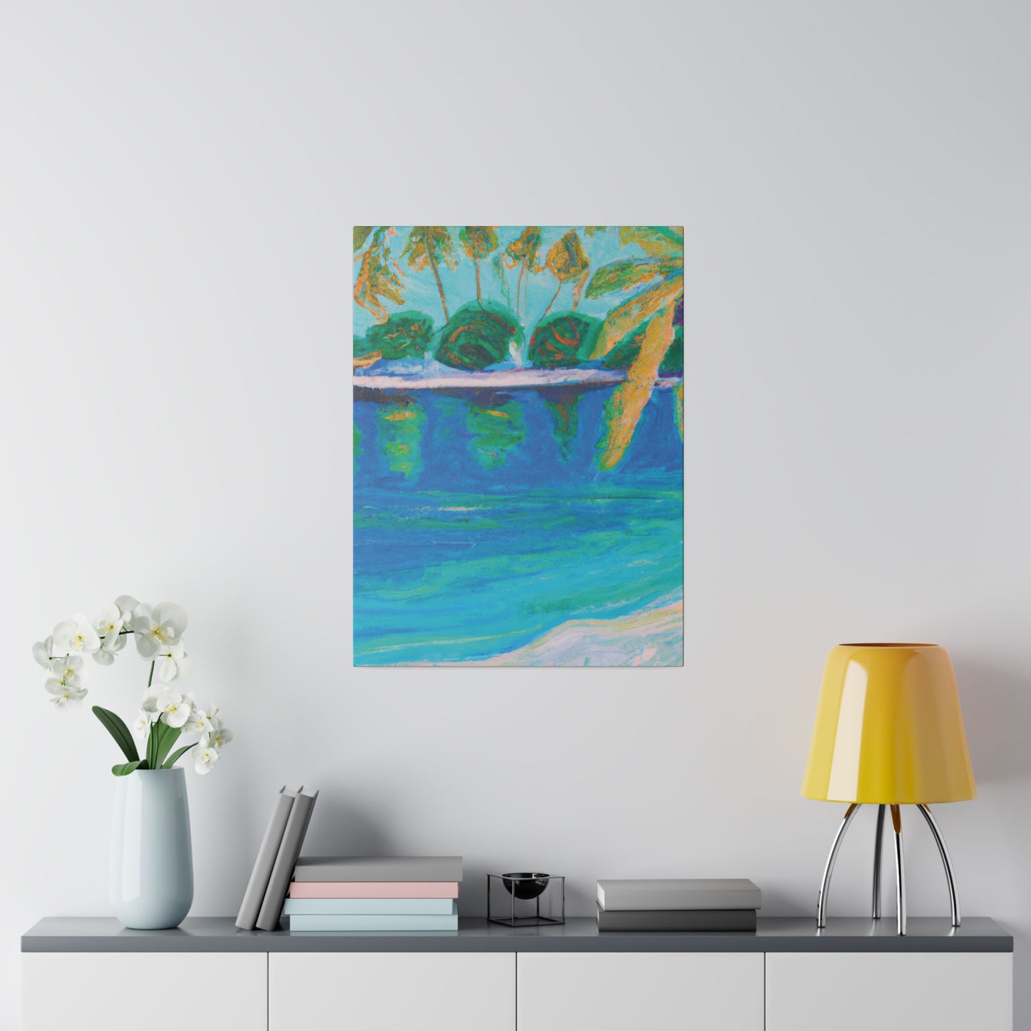 8975V - Bahamas Ocean Painting Print | Bahamas | Ocean | Beach | Poster | Home Decor | Wall Art | Canvas