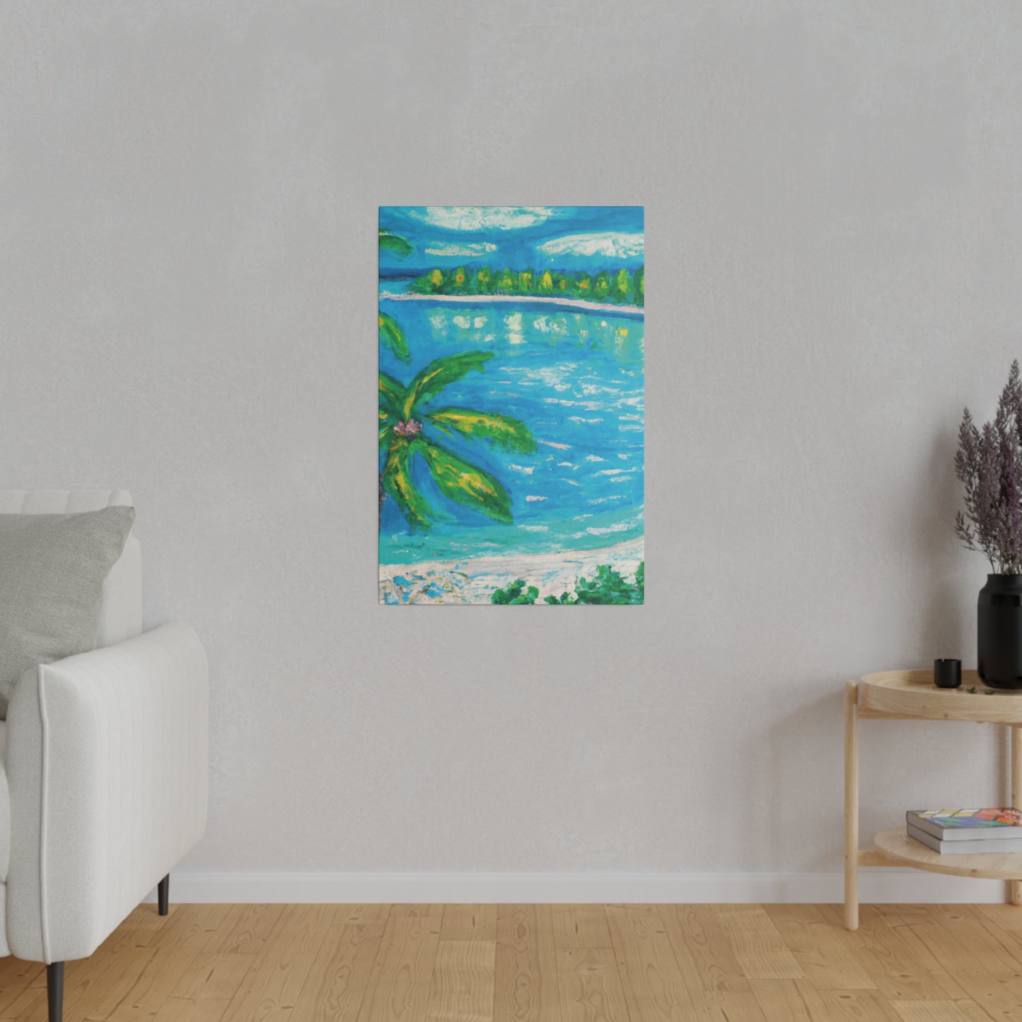 8776T - Bahamas Ocean Painting Print | Bahamas | Ocean | Beach | Poster | Home Decor | Wall Art | Canvas