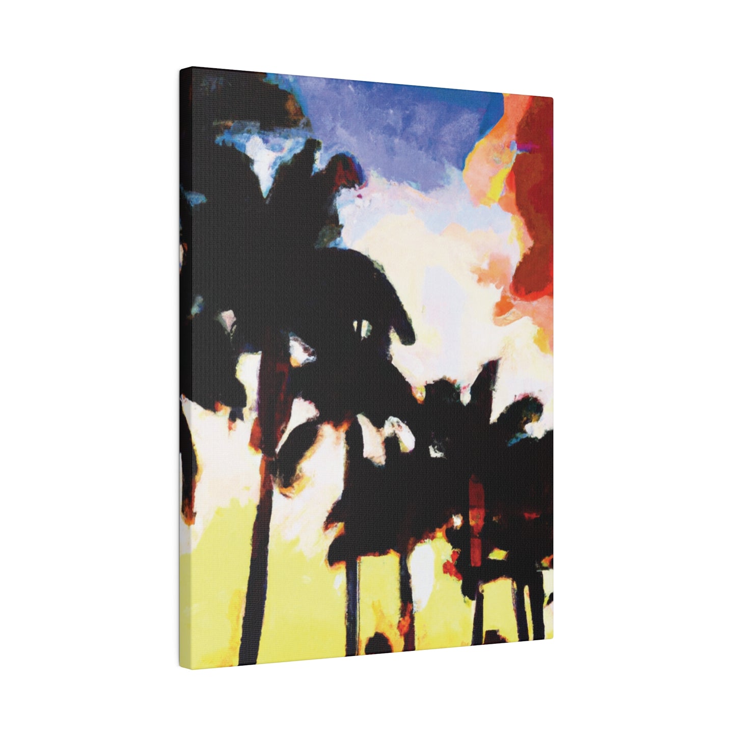9127M - Miami Beach Sunset Painting Print | Miami | Beach | Sunset | Poster | Home Decor | Wall Art | Canvas