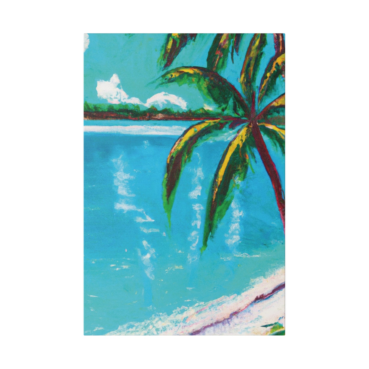 3917M - Bahamas Ocean Painting Print | Bahamas | Ocean | Beach | Poster | Home Decor | Wall Art | Canvas