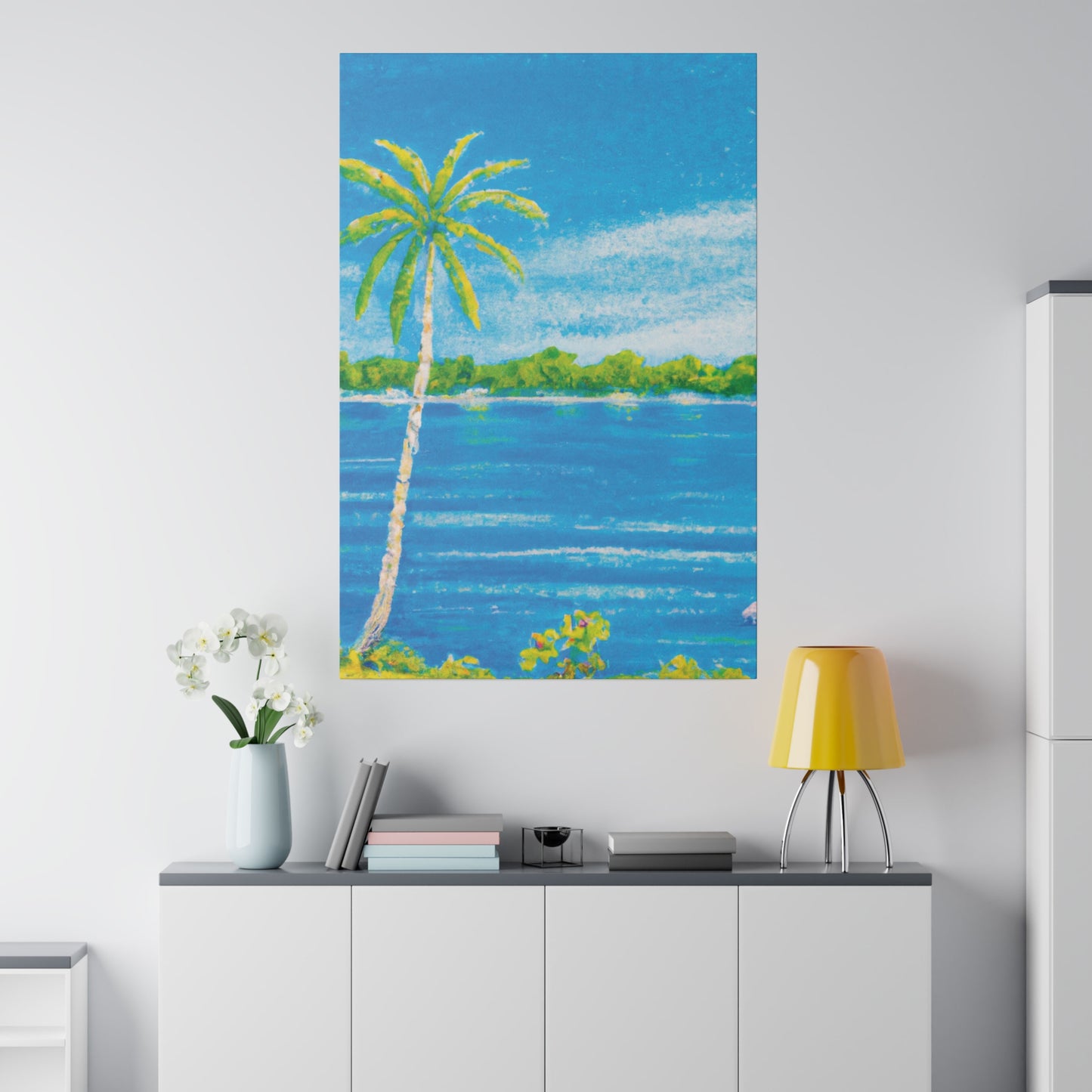 9803Q - Bahamas Ocean Painting Print | Bahamas | Ocean | Beach | Poster | Home Decor | Wall Art | Canvas