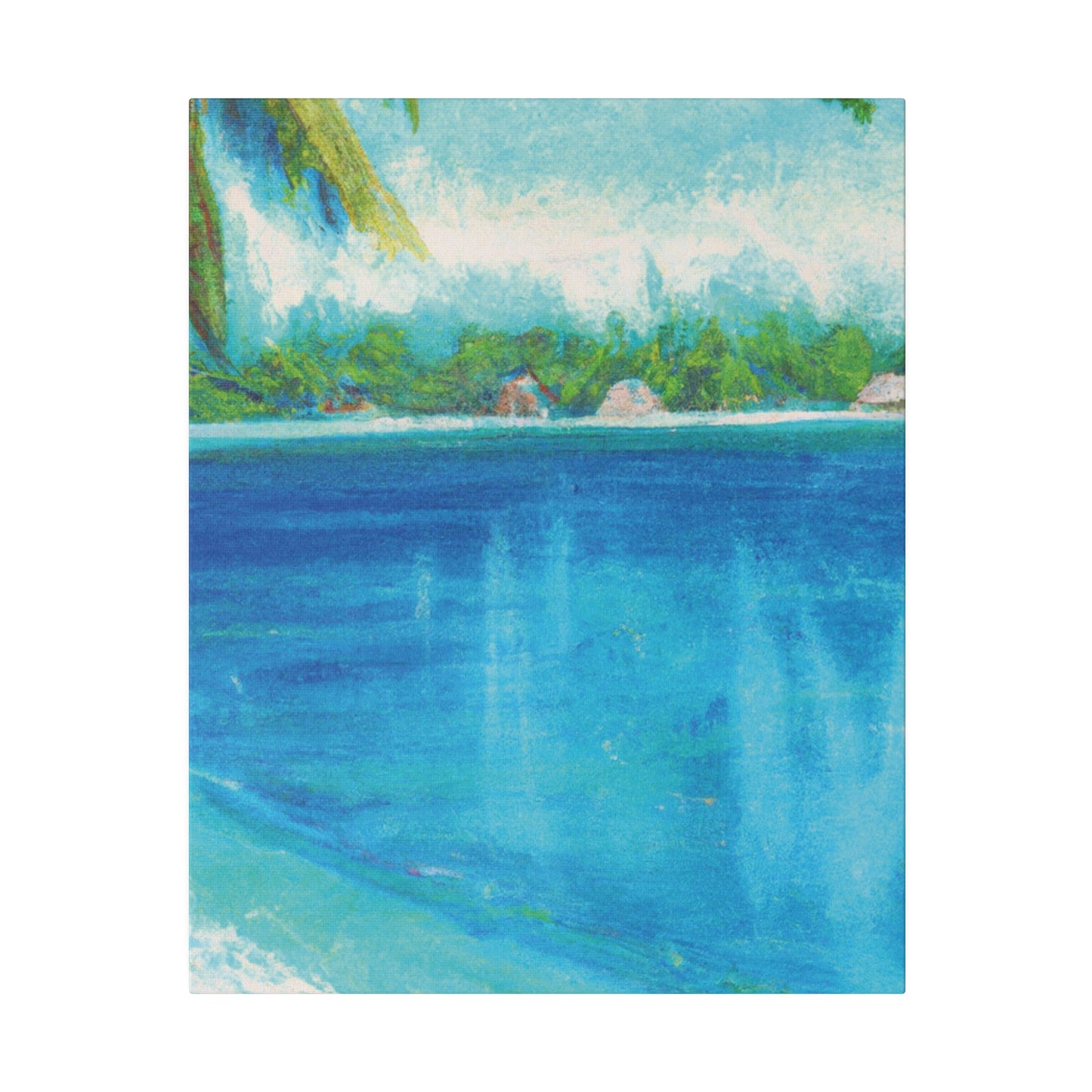3198N - Bahamas Ocean Painting Print | Bahamas | Ocean | Beach | Poster | Home Decor | Wall Art | Canvas