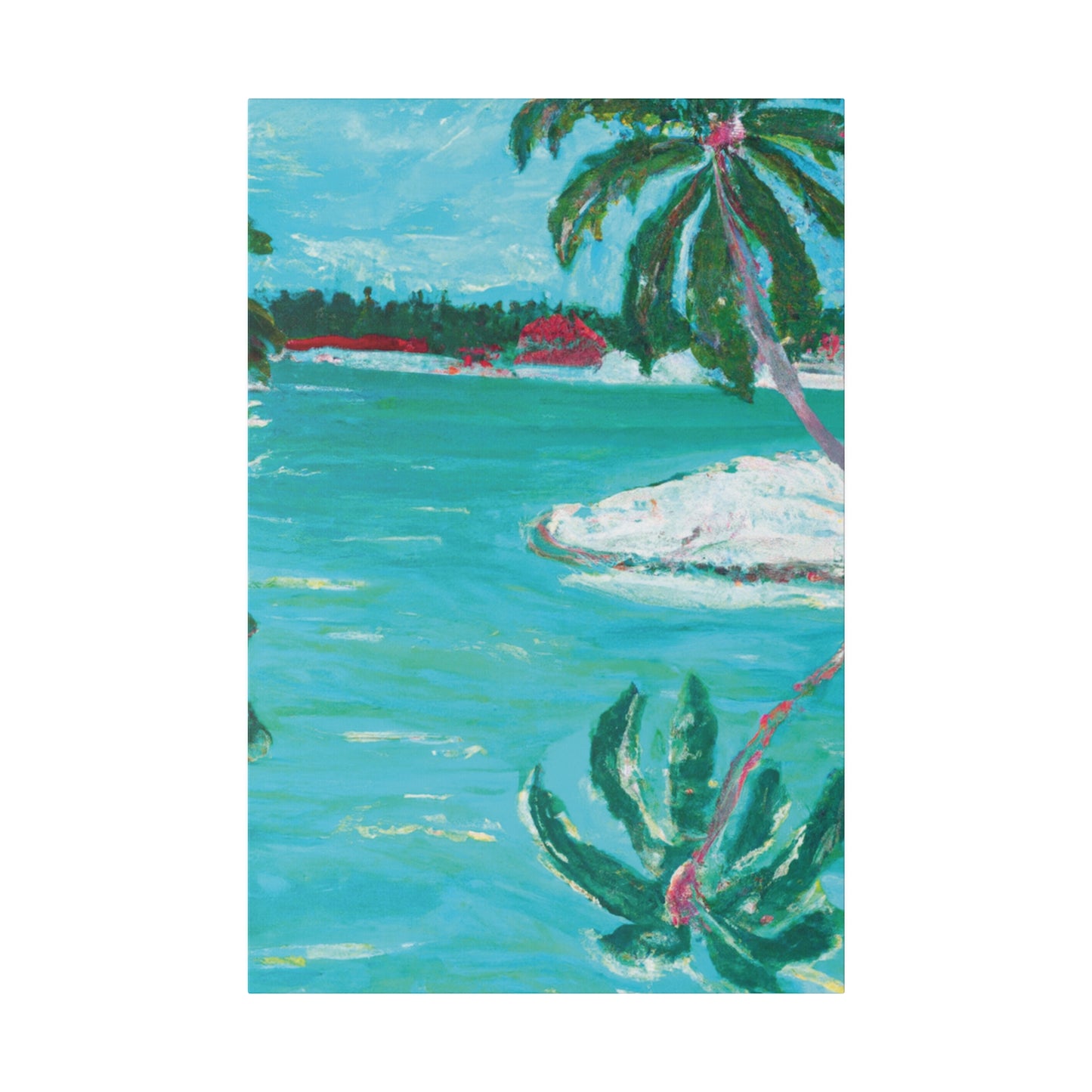 7090Z - Bahamas Ocean Painting Print | Bahamas | Ocean | Beach | Poster | Home Decor | Wall Art | Canvas