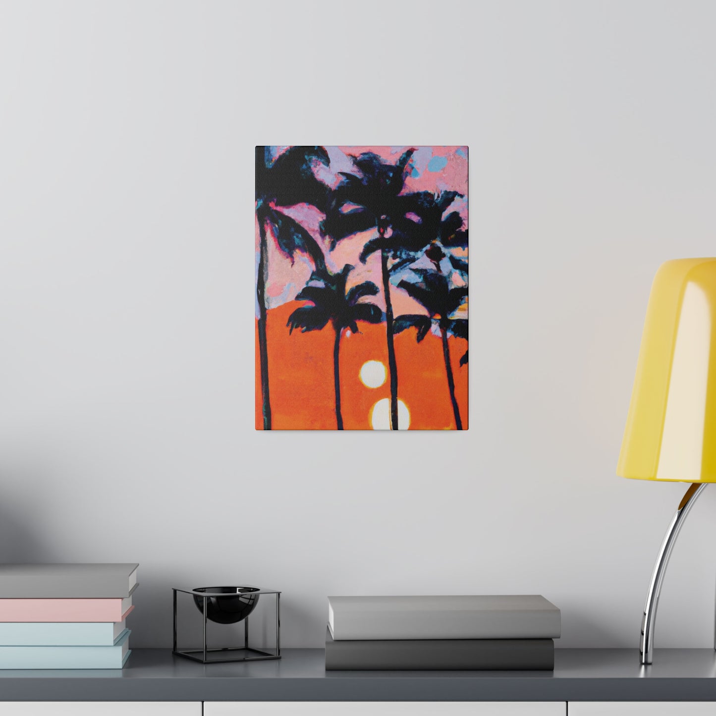 5347Z - Miami Beach Sunset Painting Print | Miami | Beach | Sunset | Poster | Home Decor | Wall Art | Canvas