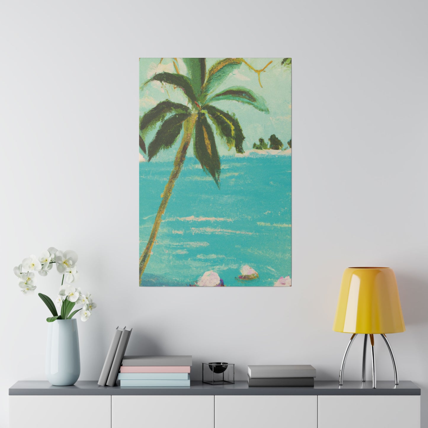 8809K - Bahamas Ocean Painting Print | Bahamas | Ocean | Beach | Poster | Home Decor | Wall Art | Canvas