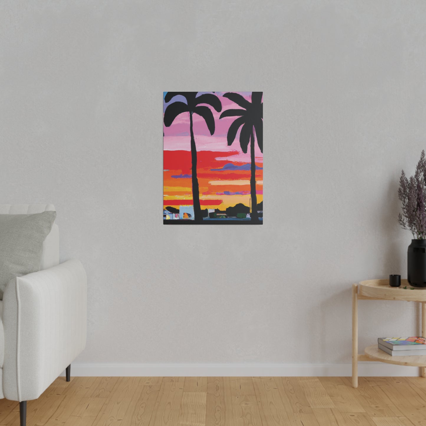 8284X - Miami Beach Sunset Painting Print | Miami | Beach | Sunset | Poster | Home Decor | Wall Art | Canvas