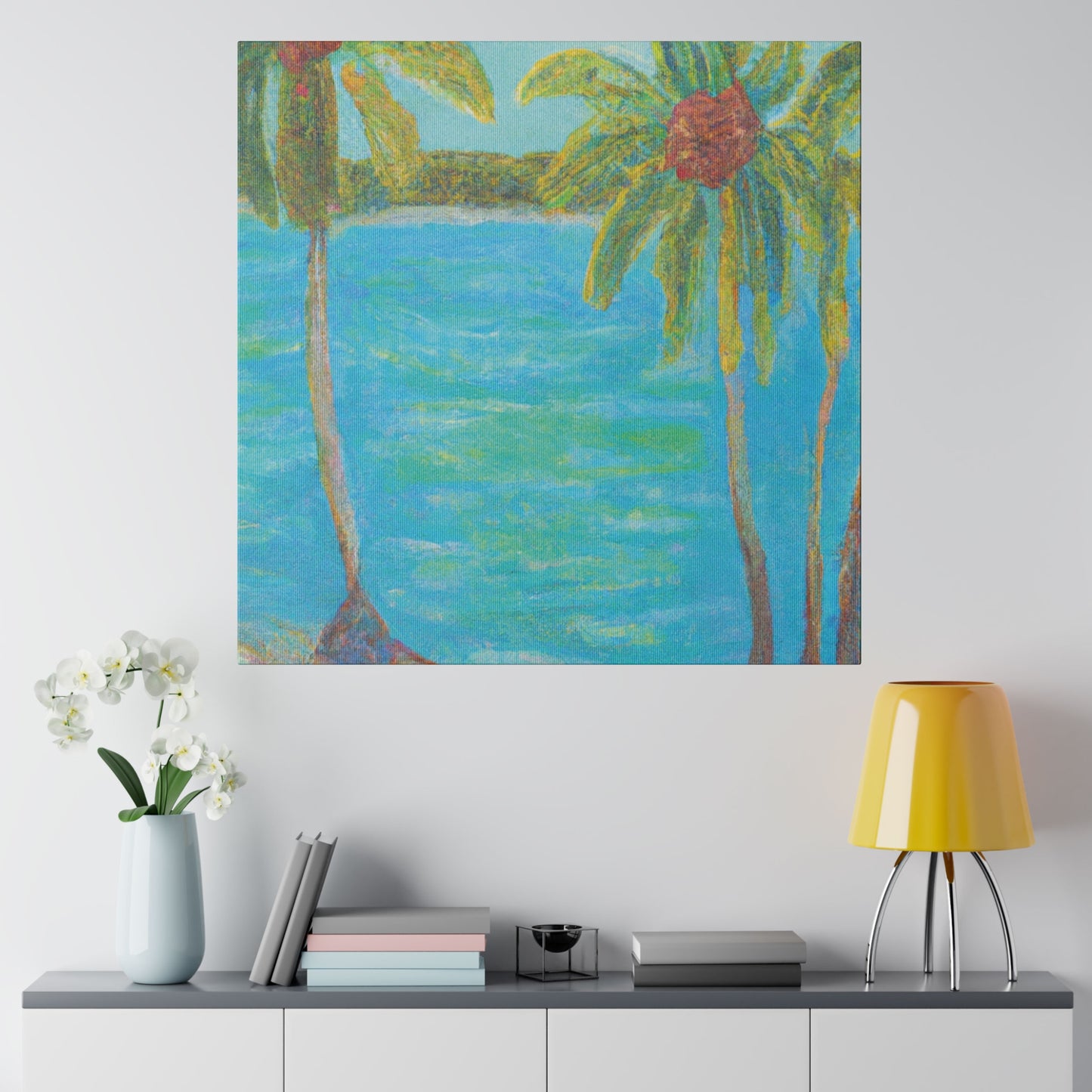 3357G - Bahamas Ocean Painting Print | Bahamas | Ocean | Beach | Poster | Home Decor | Wall Art | Canvas